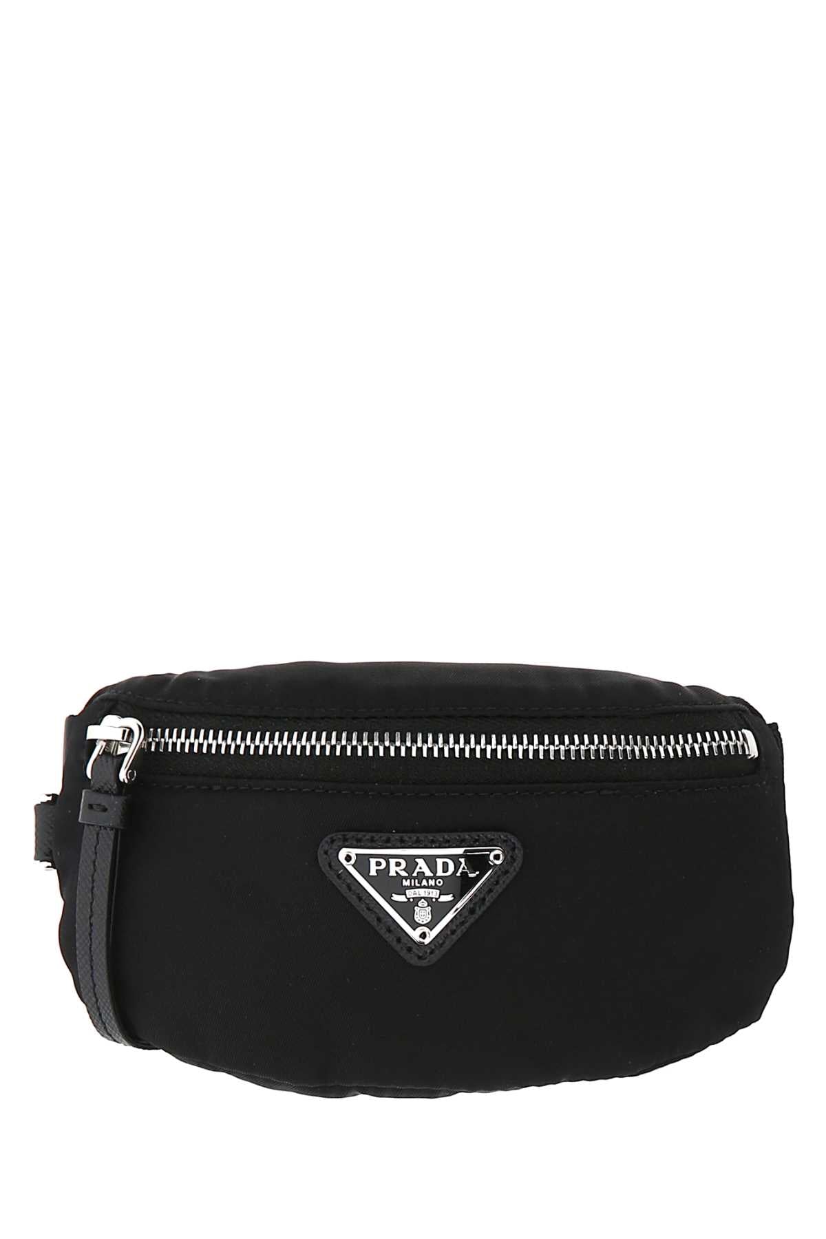PRADA Mini Nylon Wrist Pouch Handbag