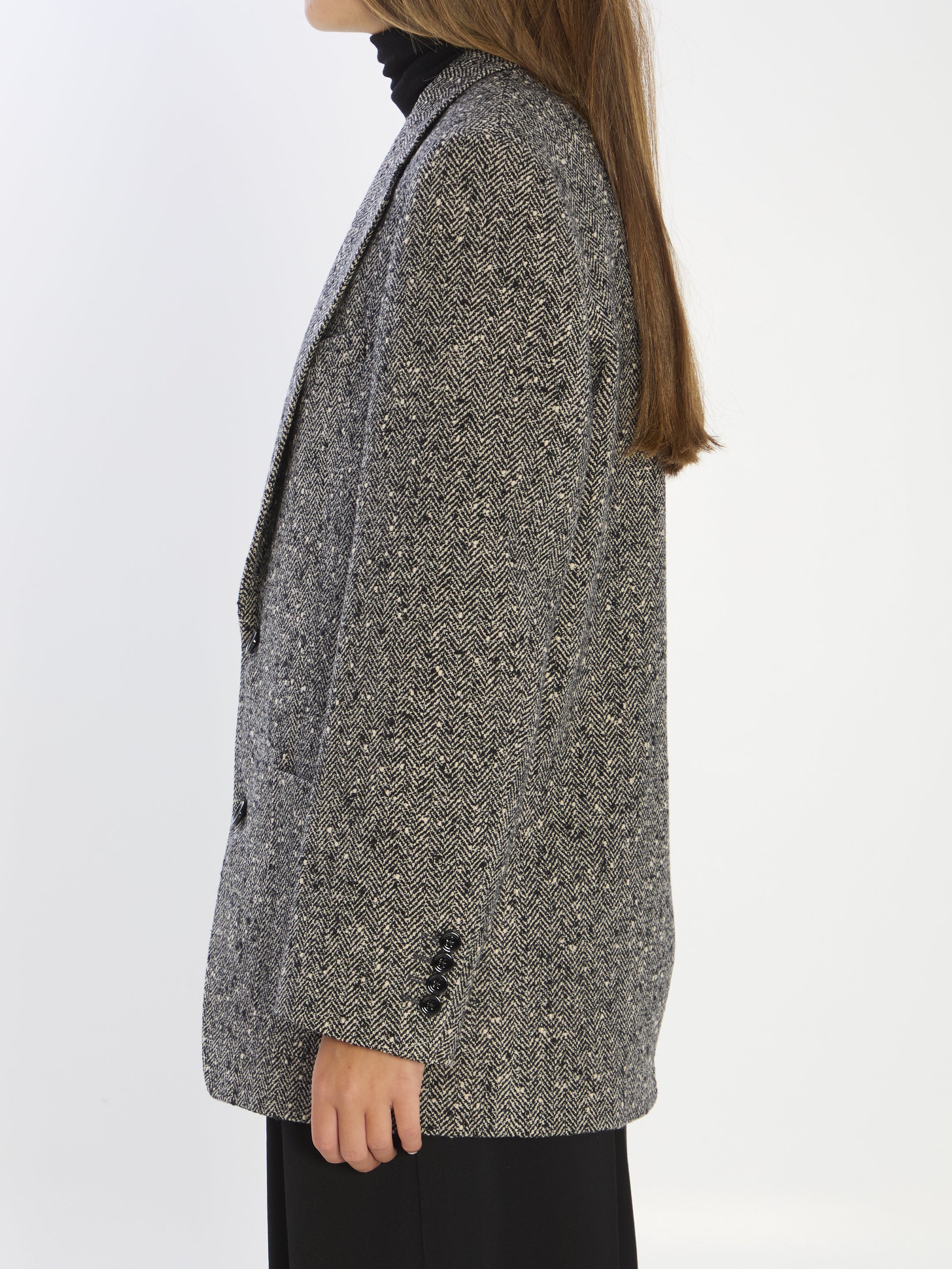 CELINE Wool Jacket with Classic Lapels for Women - FW25