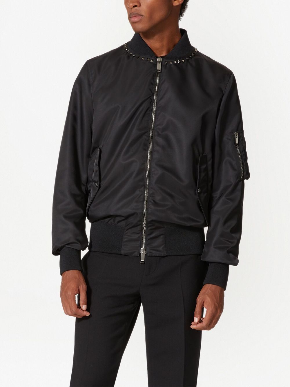 VALENTINO GARAVANI Men's Nylon Bomber Jacket - Spring/Summer 2023 Collection