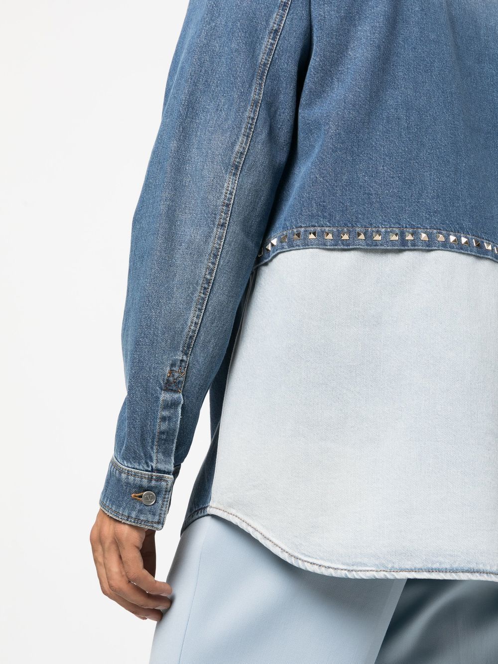 VALENTINO GARAVANI Men's Denim Shirt - SS23 Collection