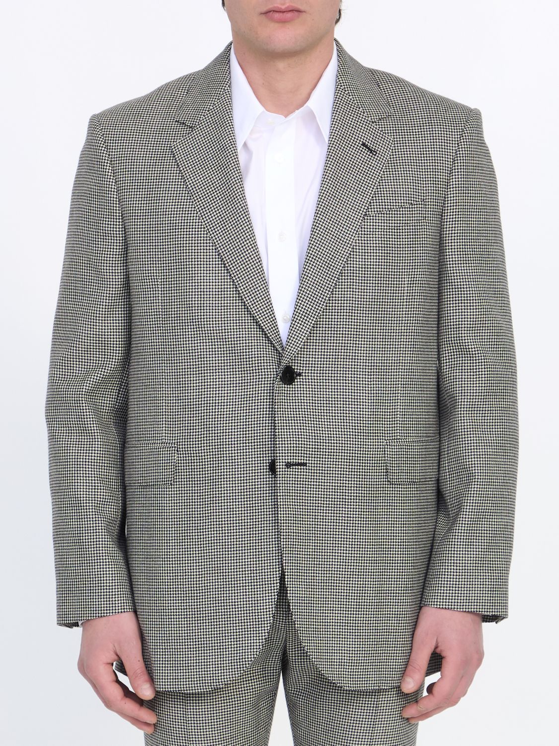 CELINE Wool and Cashmere Boxy Jacket - Size IT 48