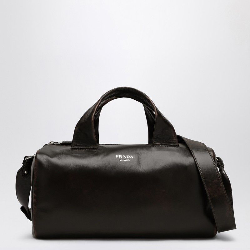 PRADA Mini Leather Travel Handbag