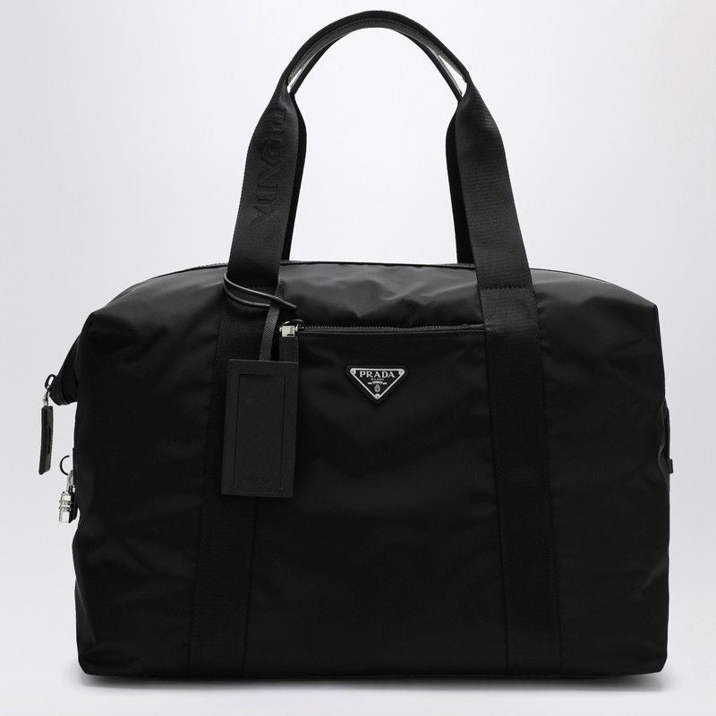 PRADA Re-Nylon and Saffiano Duffle Handbag