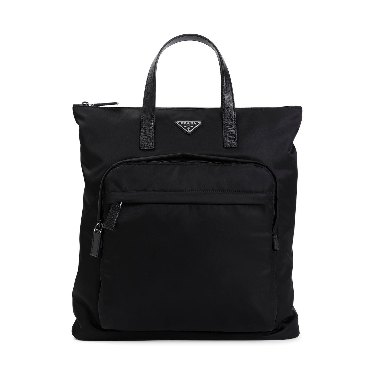 PRADA Logo Detail Re-Nylon Backpack - 38cm x 42cm