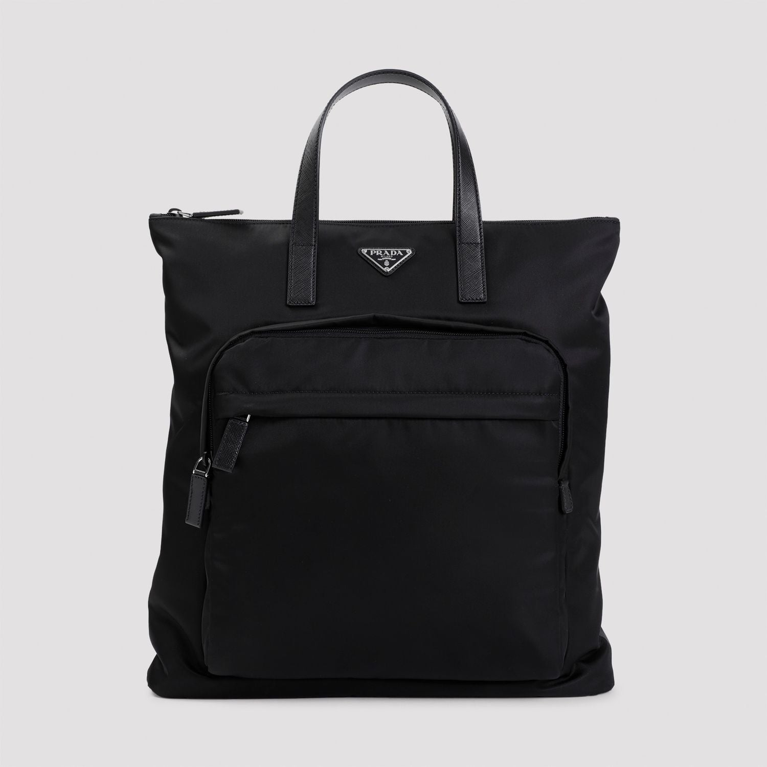 PRADA Logo Detail Re-Nylon Backpack - 38cm x 42cm