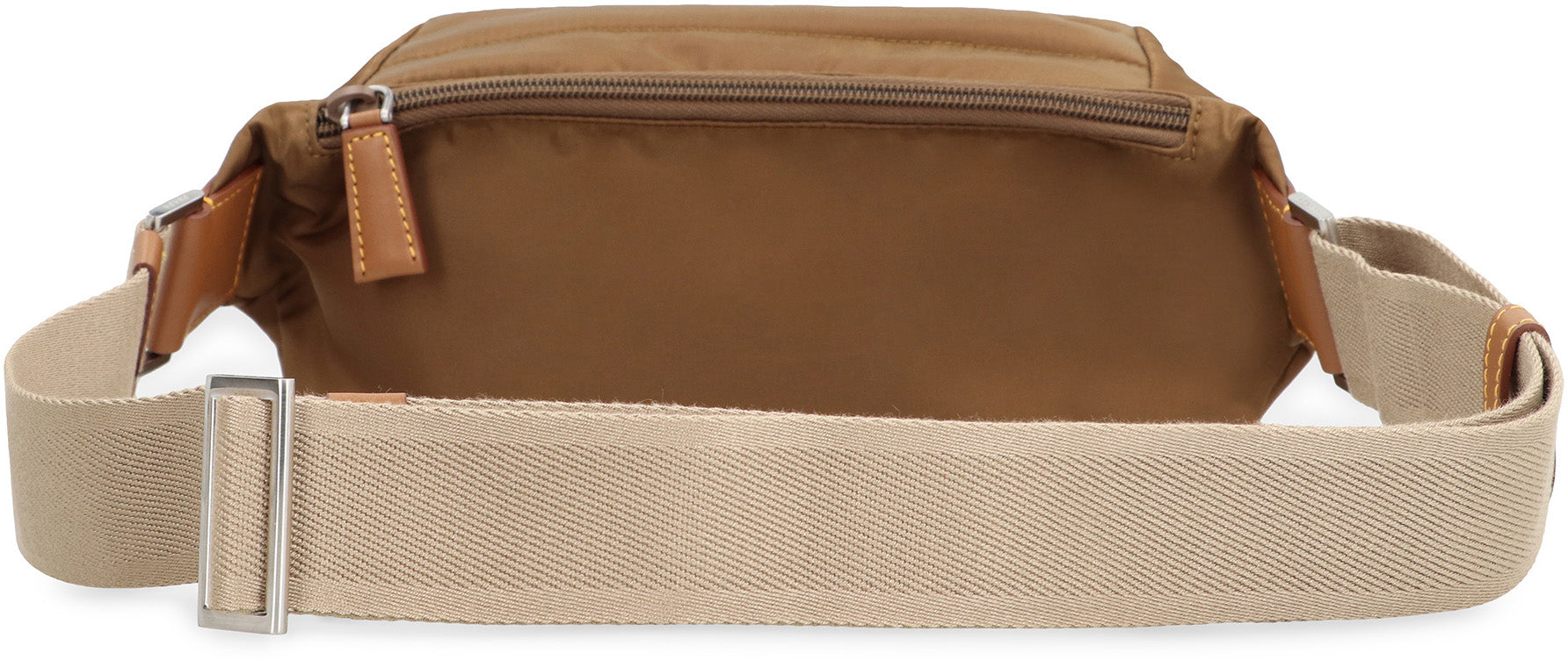 PRADA Messenger Handbag with Leather Accents - 20 cm x 12.5 cm