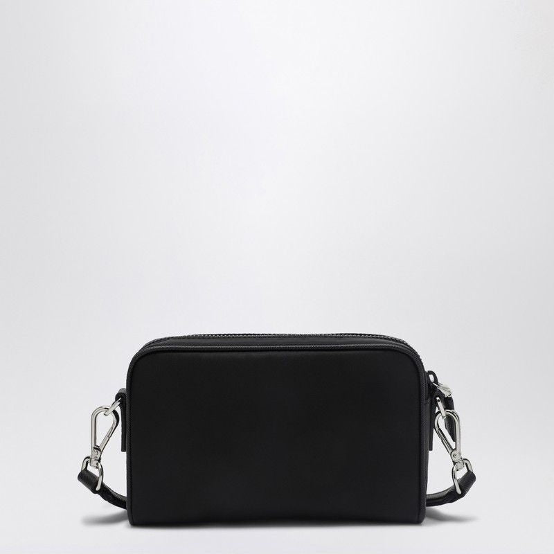 PRADA Mini Shoulder Handbag in Re-Nylon and Saffiano Leather
