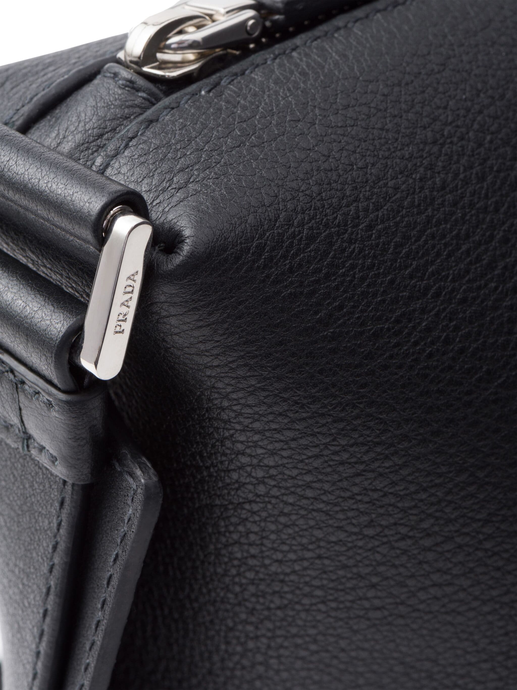 PRADA Men's Leather Handbag