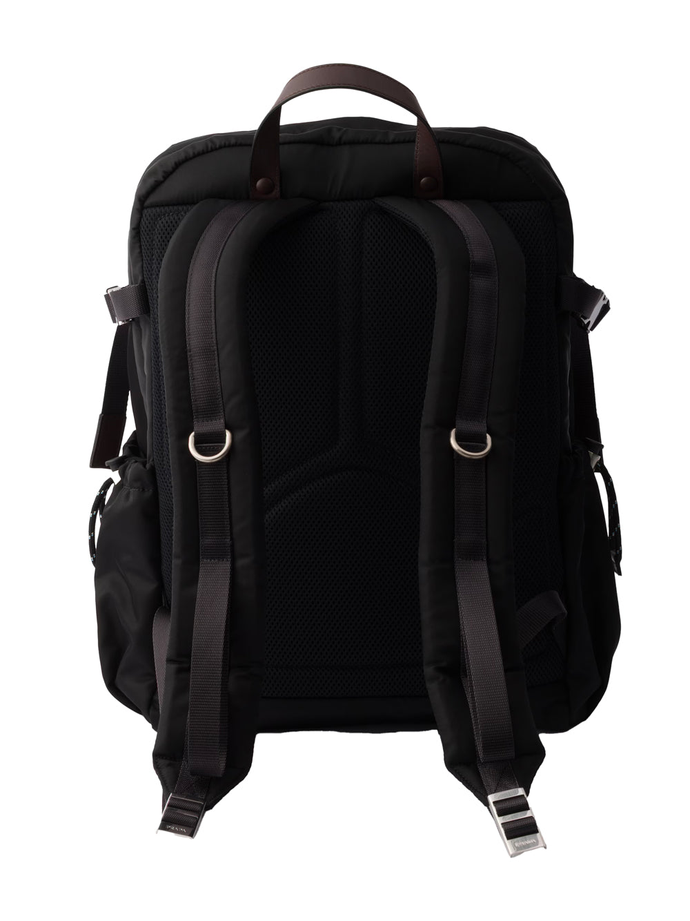 PRADA Speedrock Backpack in Re-Nylon and Leather - 29W x 42H x 14D CM