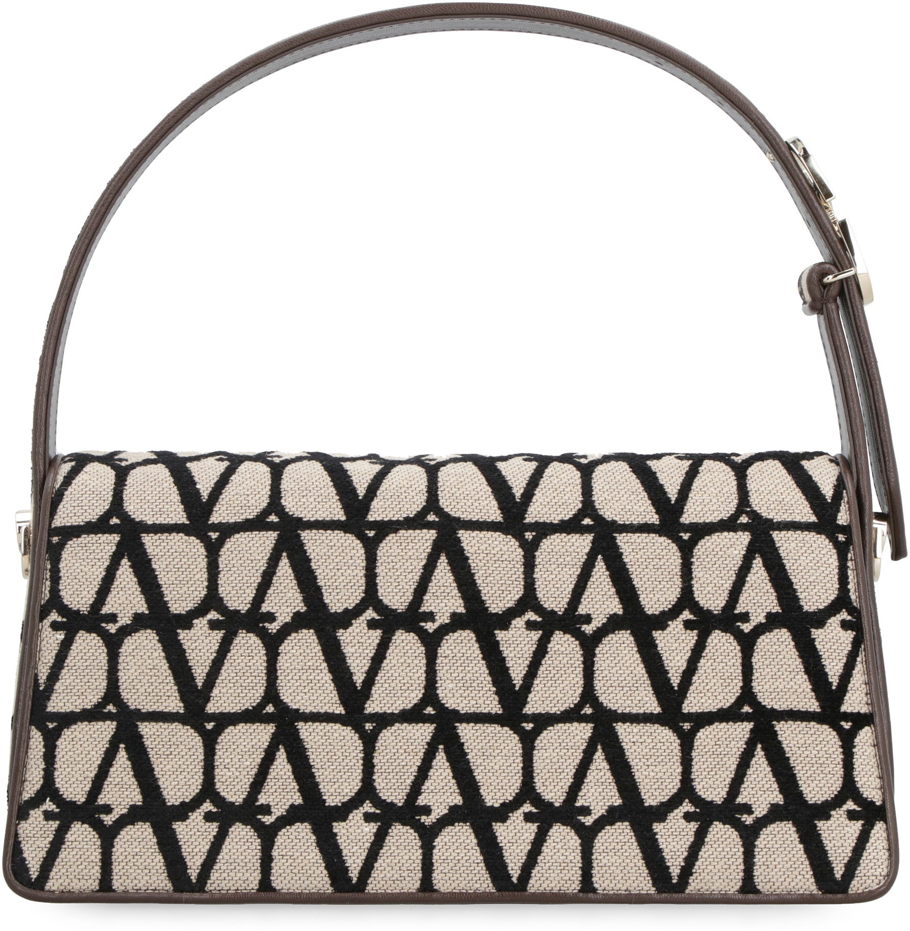 VALENTINO GARAVANI Le Grand Deuxieme Mini Leather and Printed Handbag