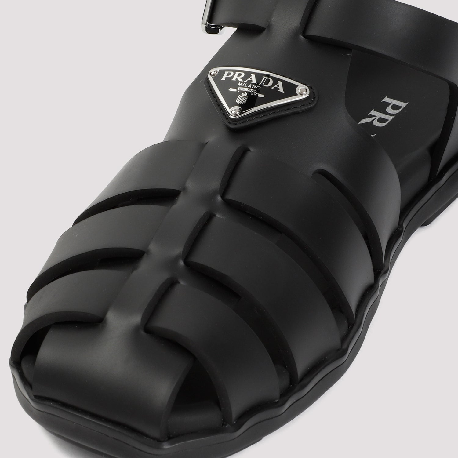 PRADA Adjustable Rubber Sandals for Men