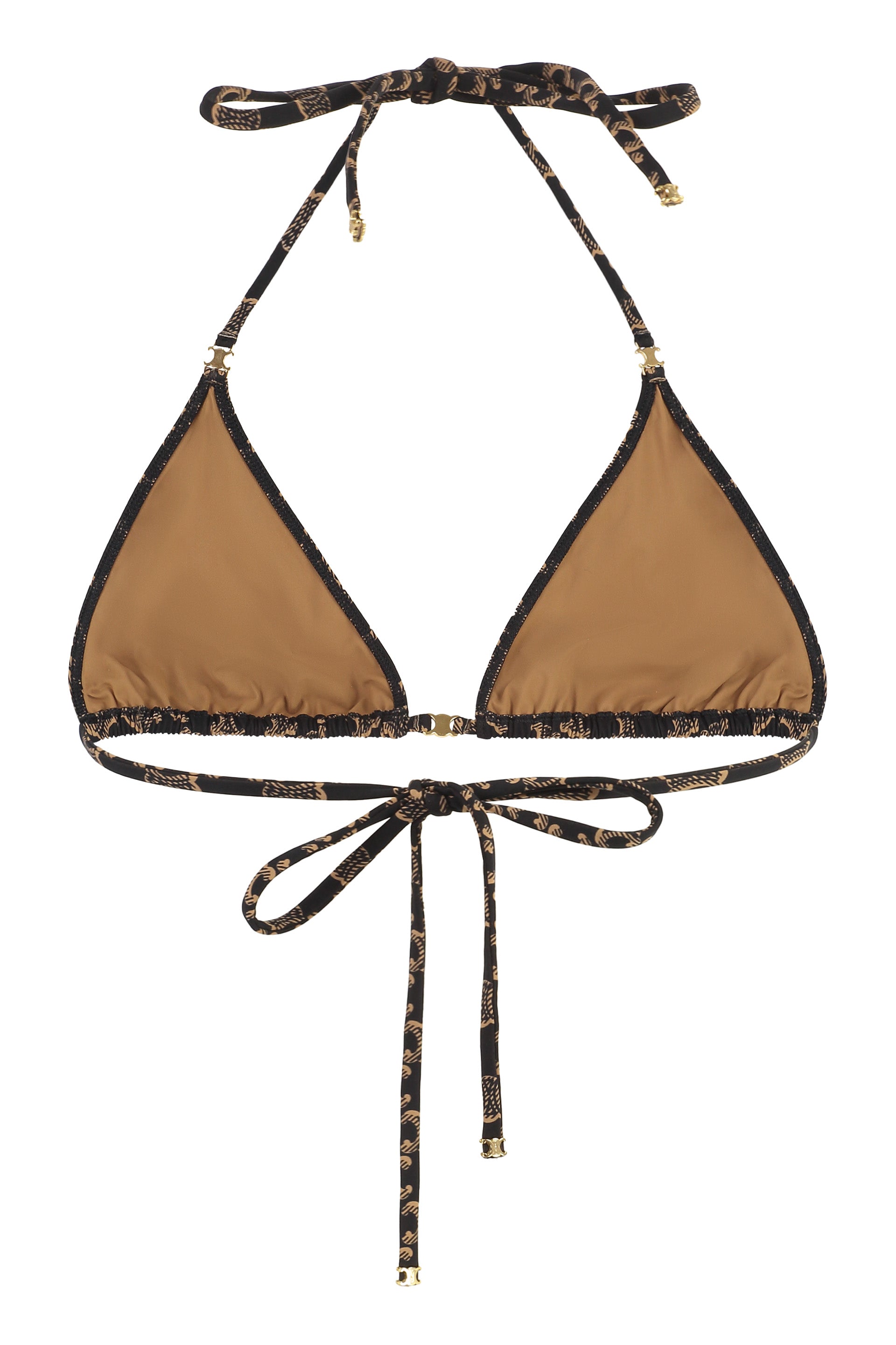 CELINE Triangle Bikini Top
