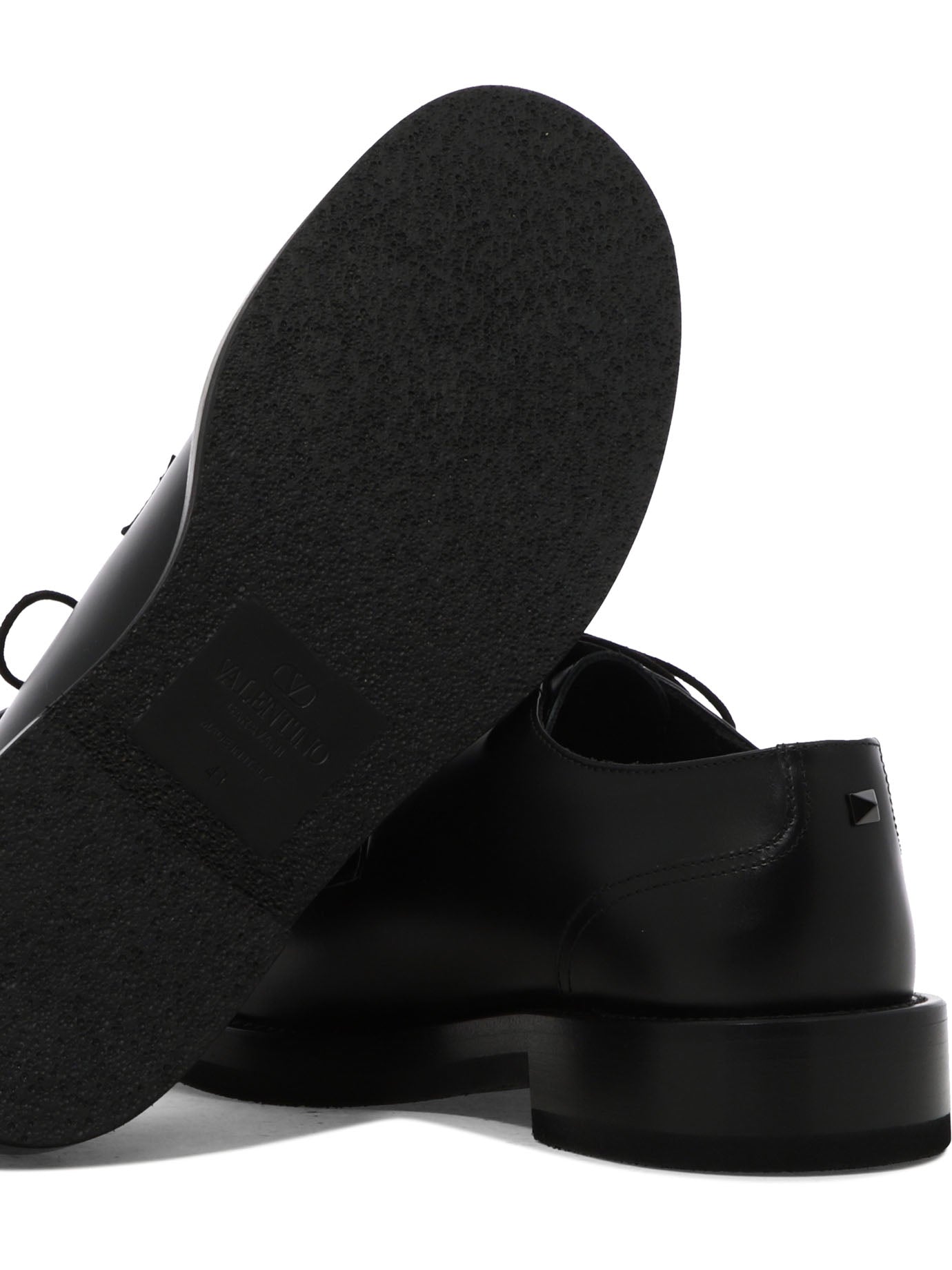 VALENTINO GARAVANI Lace-Up Leather Shoes for Men