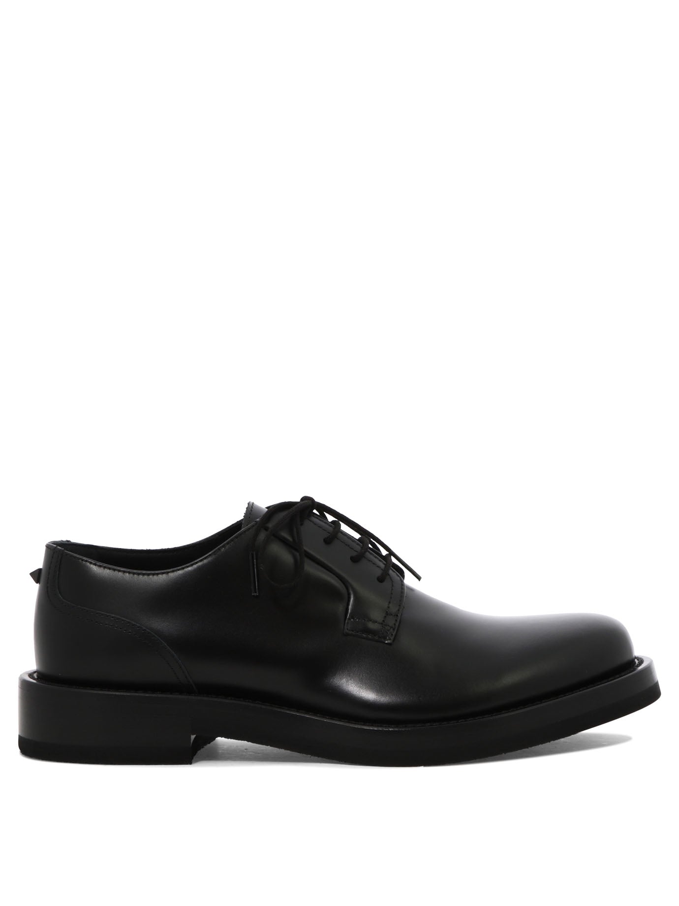 VALENTINO GARAVANI Lace-Up Leather Shoes for Men