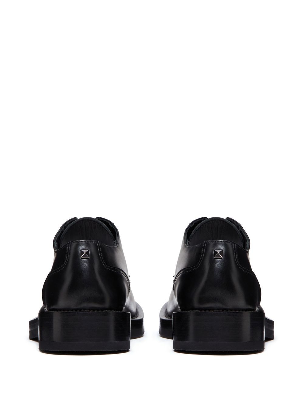 VALENTINO GARAVANI Classic Leather Lace-Up Shoes for Men