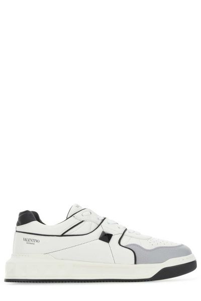 VALENTINO GARAVANI Nappa Leather One Stud Sneakers for Men