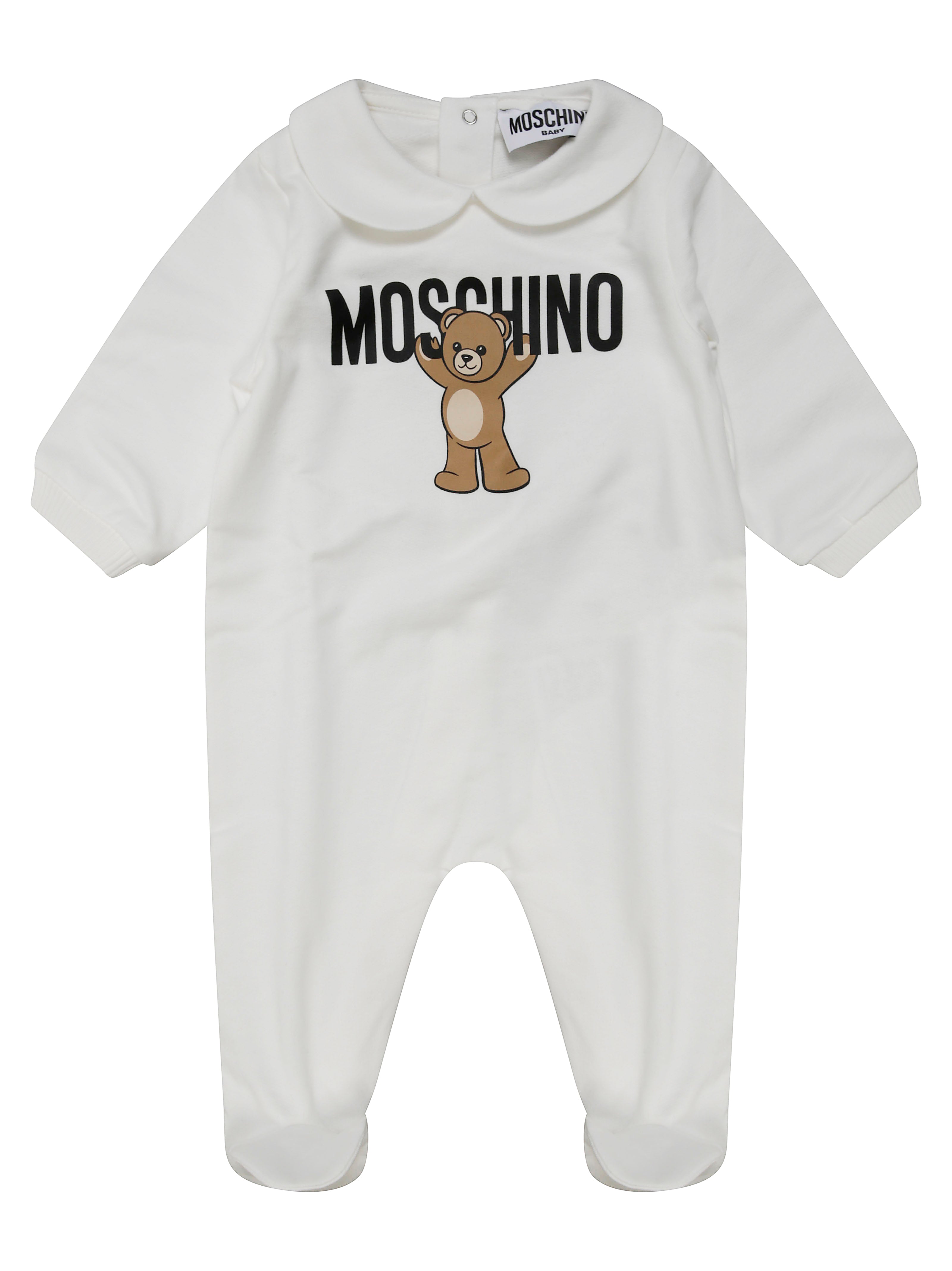MOSCHINO KIDS Mini Playtime Romper with Front Logo