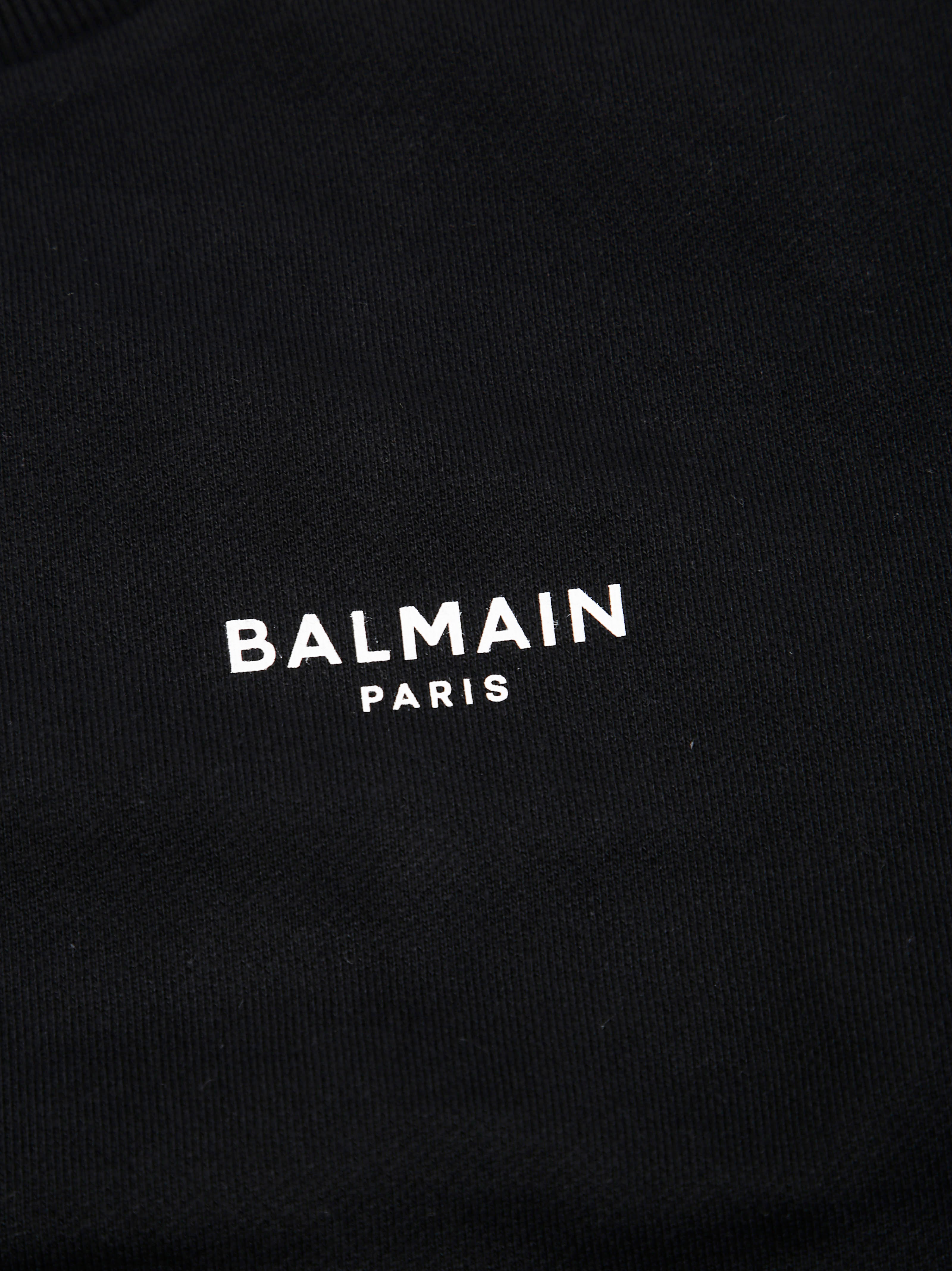 BALMAIN Mini Logo Sweatshirt for Kids