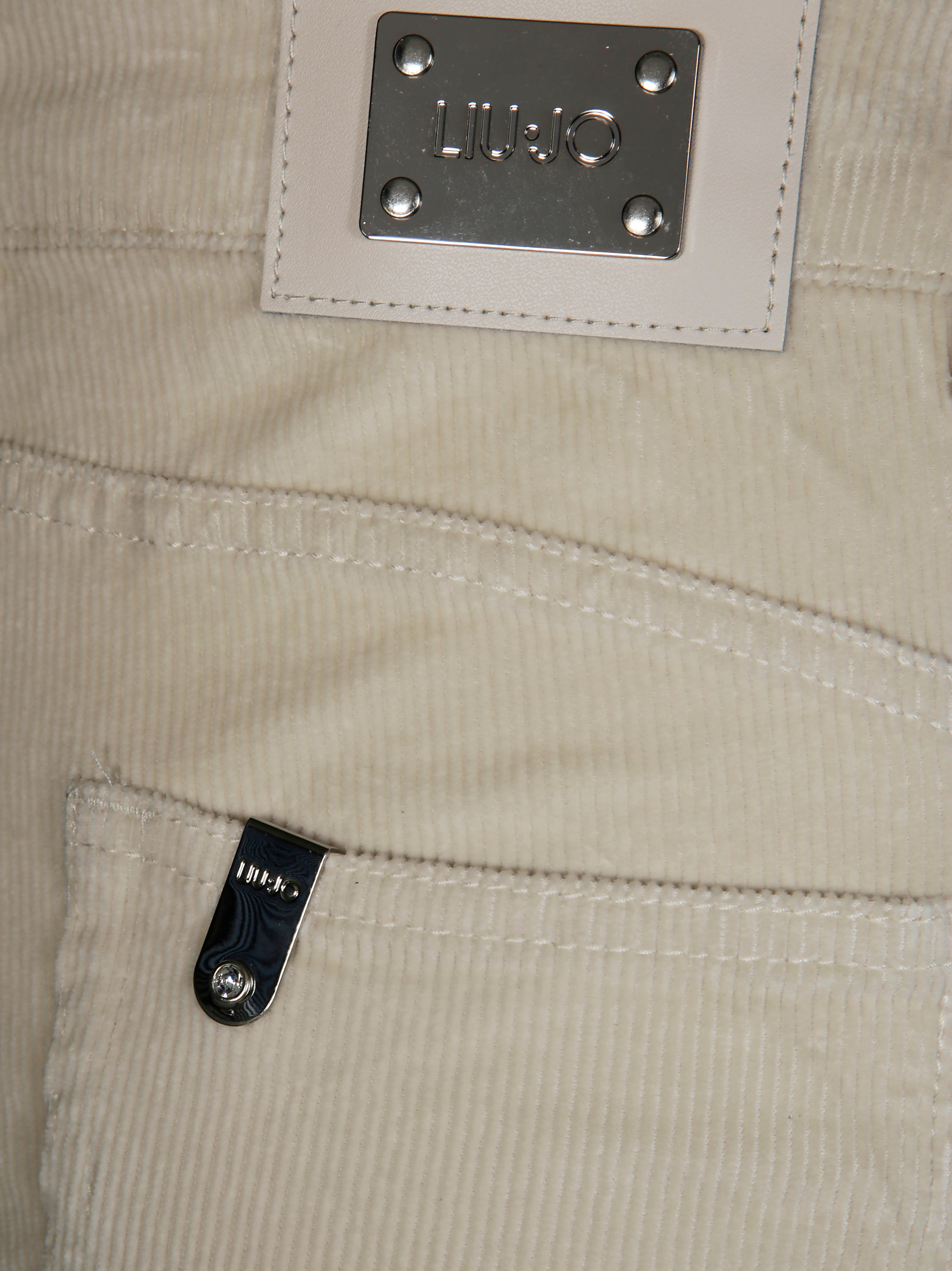 LIUJO Men’s Velvet Striped Jeans - FW25