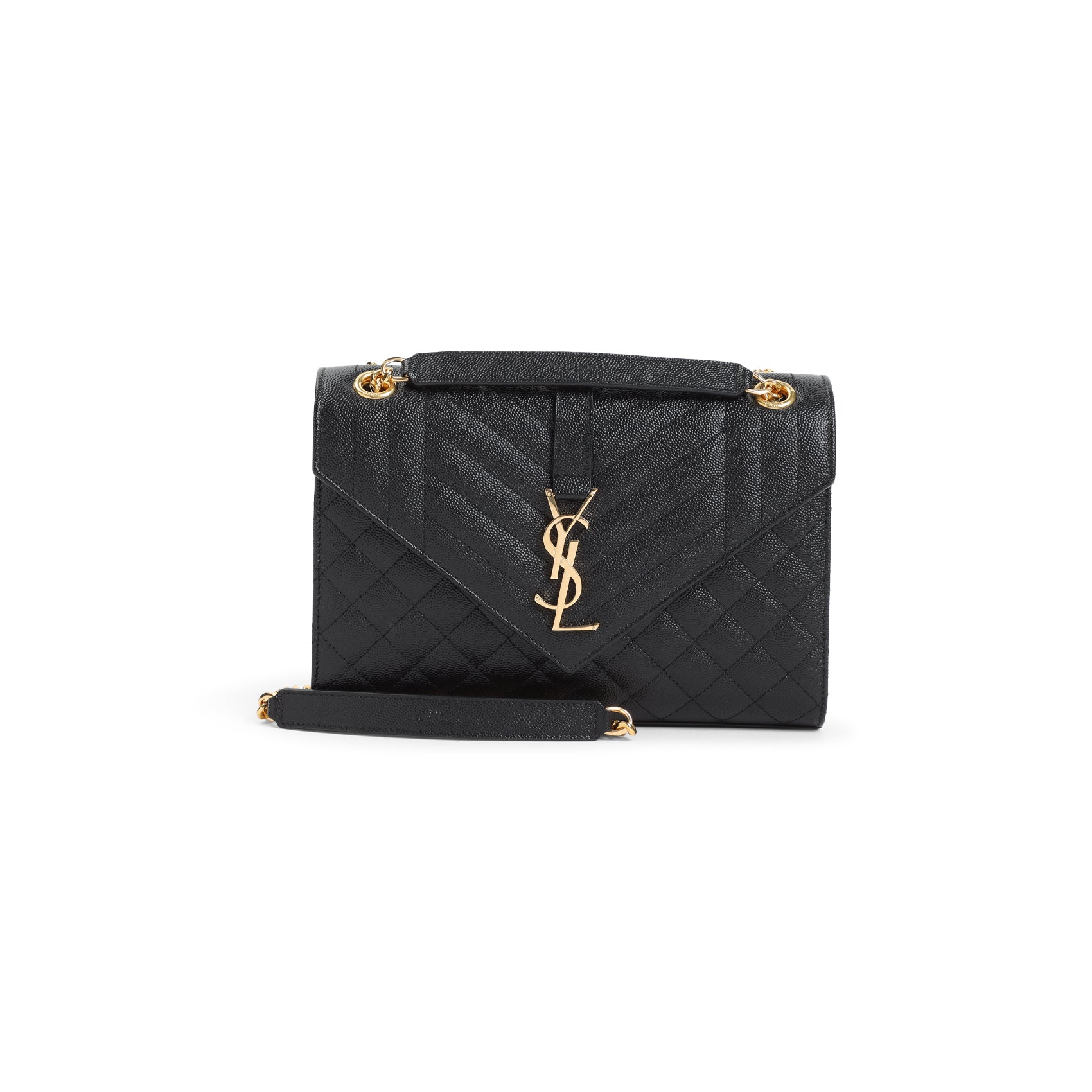 SAINT LAURENT Mini Envel Shoulder Bag - 24cm x 17.5cm