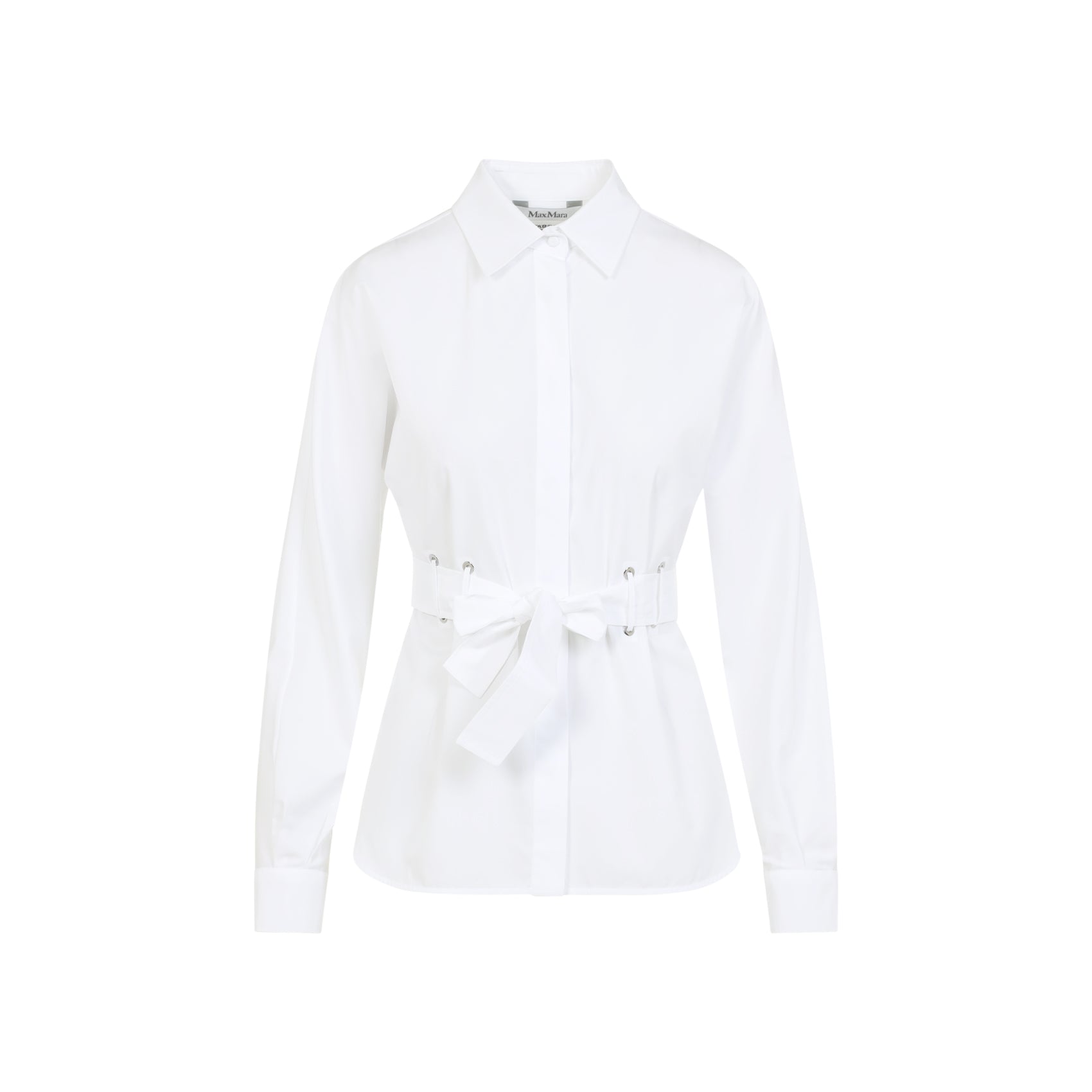 MAX MARA Belted Cotton Shirt for Men - SS25 Collection