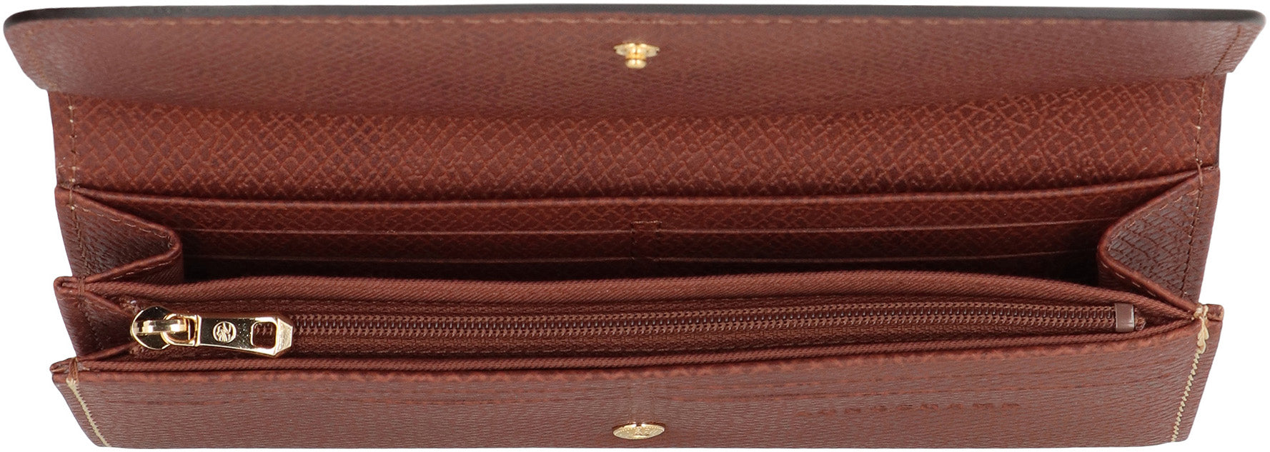 LONGCHAMP Continental Long Wallet - Elegant Design with Snap Closure
