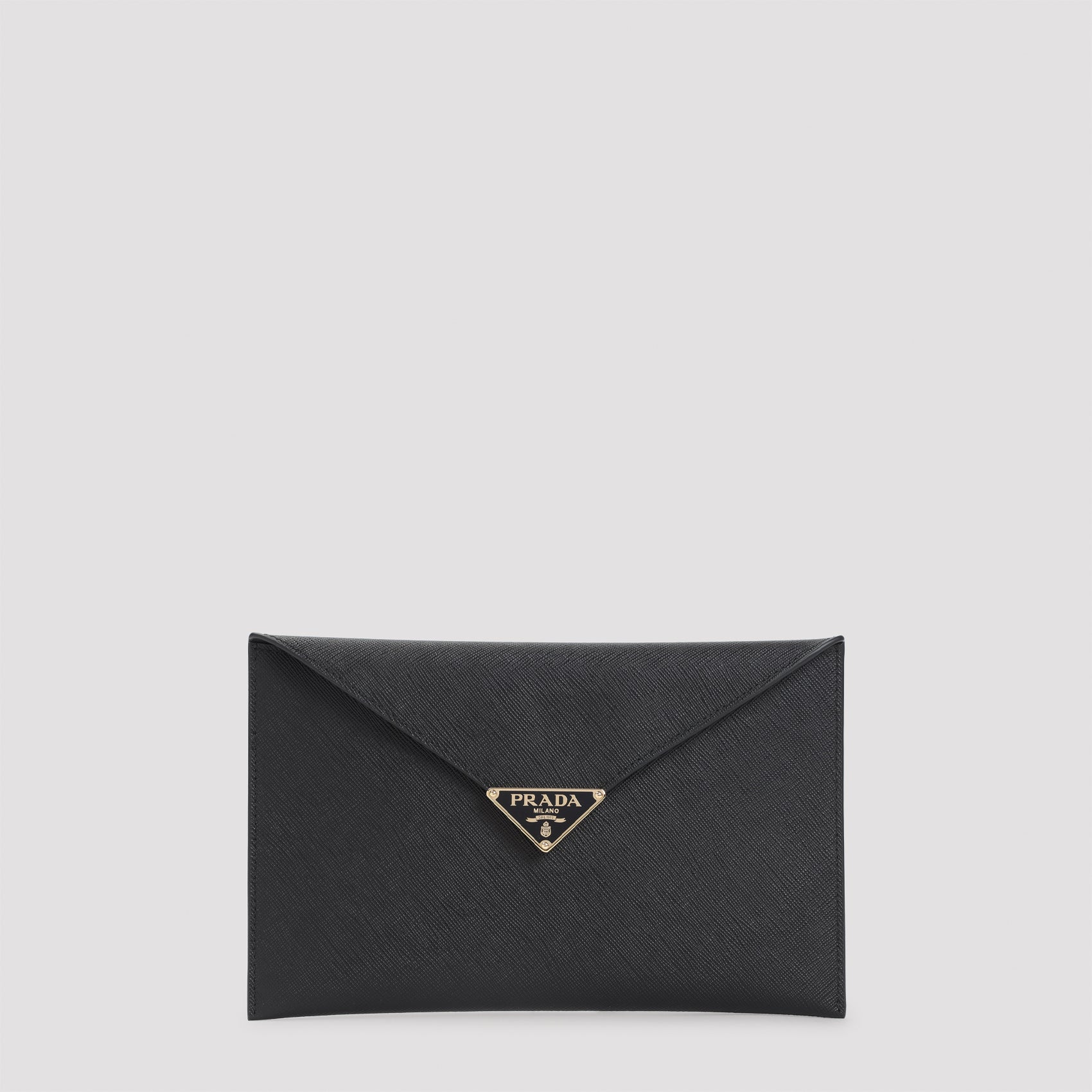 PRADA Mini Leather Envelope Clutch - 23cm x 14cm