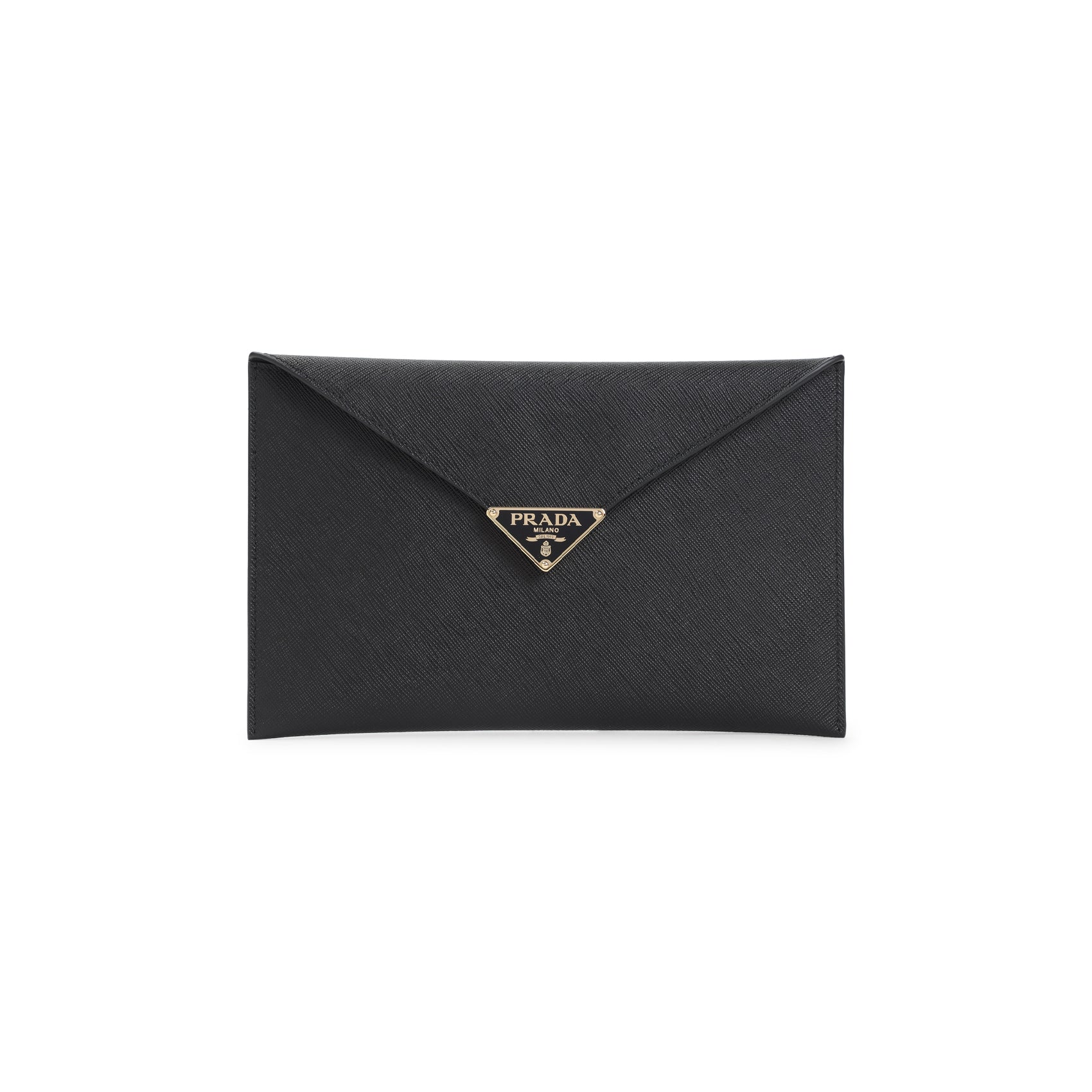 PRADA Mini Leather Envelope Clutch - 23cm x 14cm