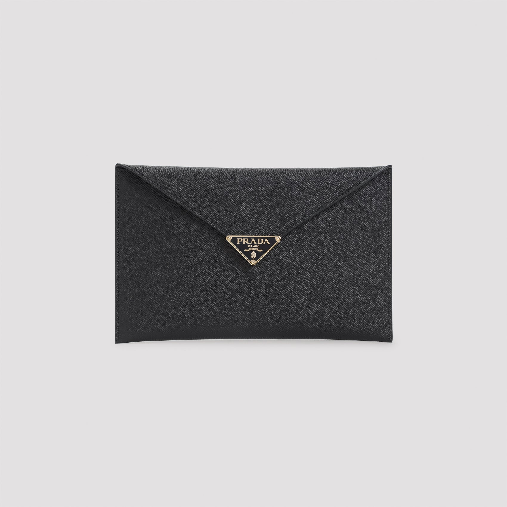 PRADA Mini Leather Envelope Clutch - 23cm x 14cm