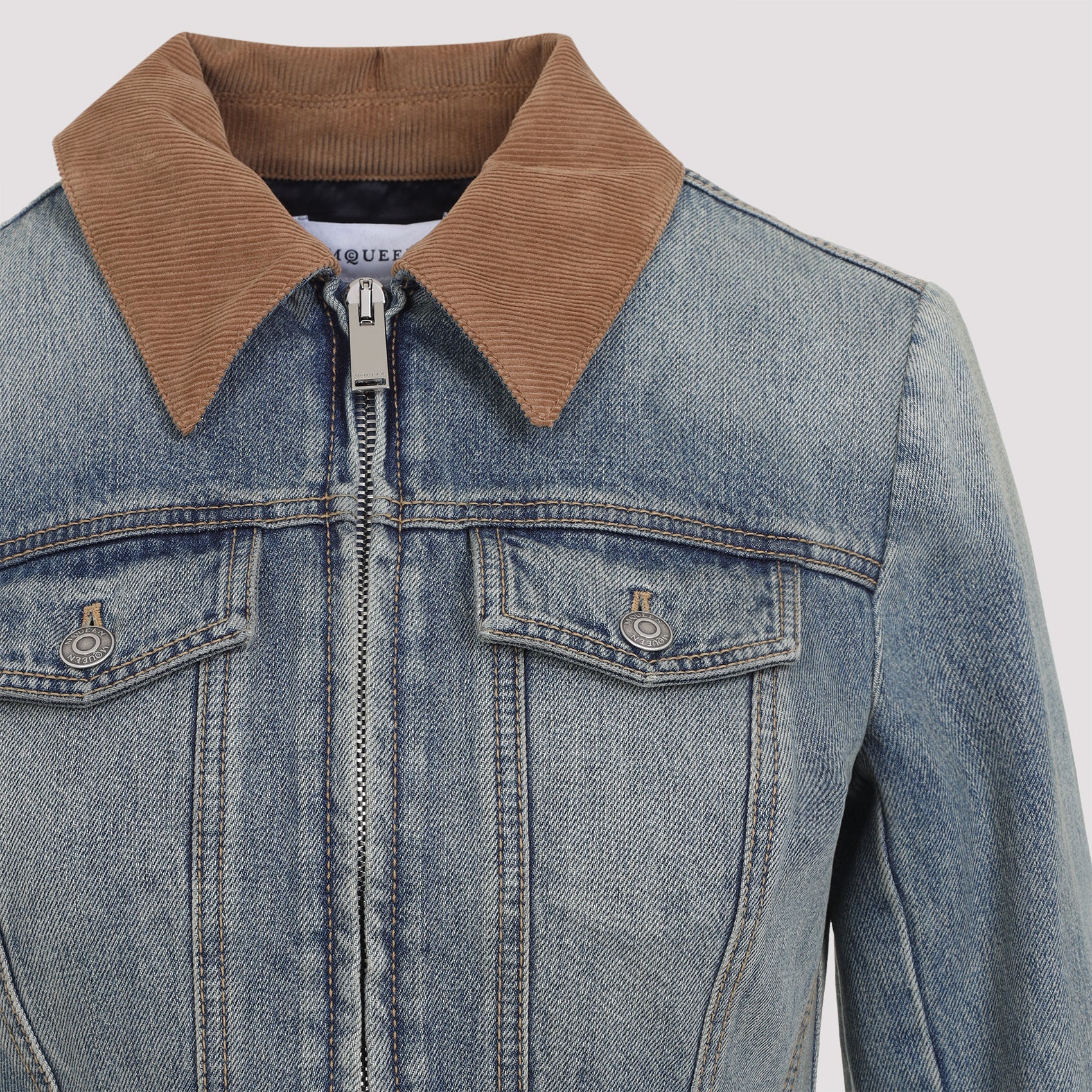 ALEXANDER MCQUEEN Lightweight Cotton Jacket for Men - SS25