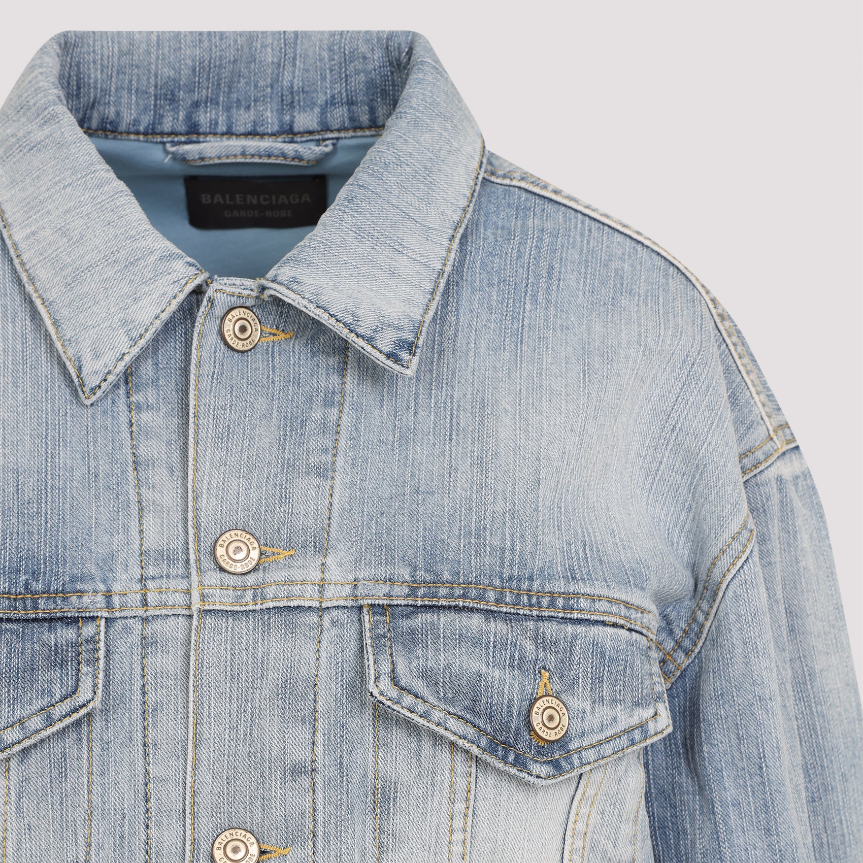 BALENCIAGA Standing Collar Jacket for Men - SS25 Collection