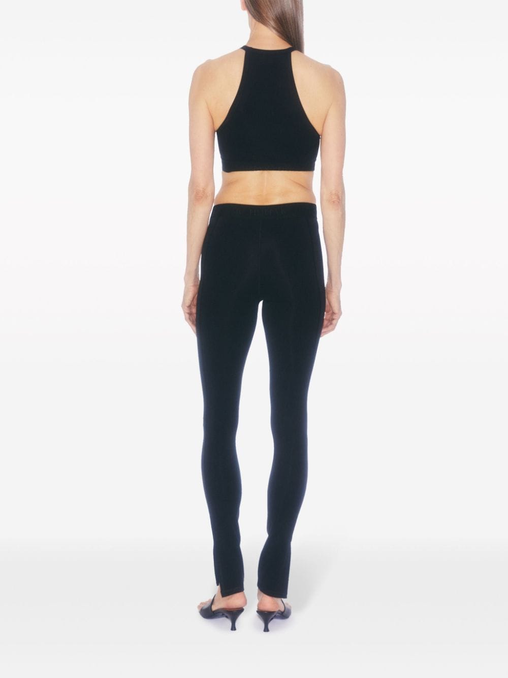 FILIPPA K High Neck Layered Design Sports Bra
