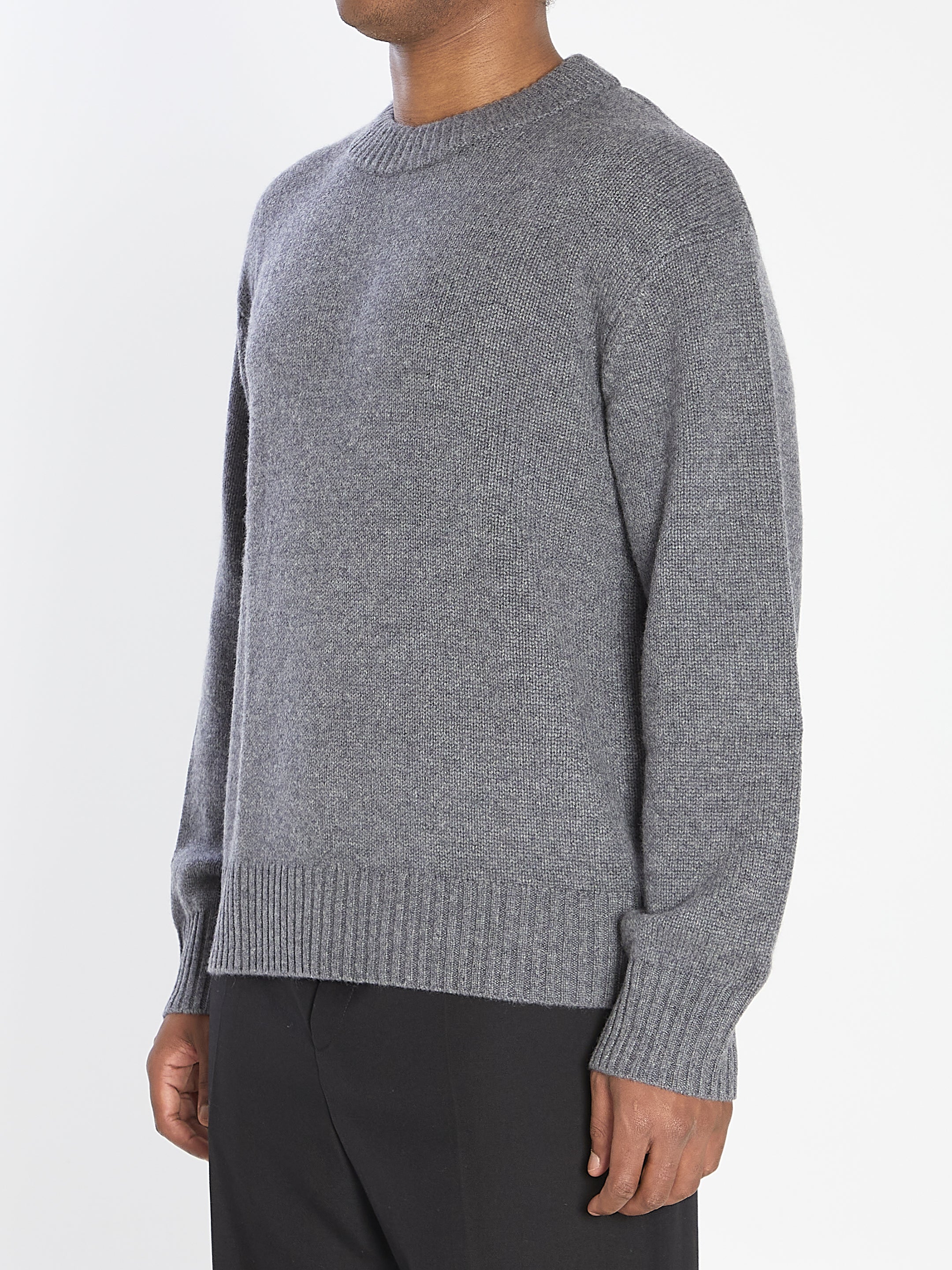 LISA YANG Crew Neck Cashmere Sweater for Men - Size 04 EU