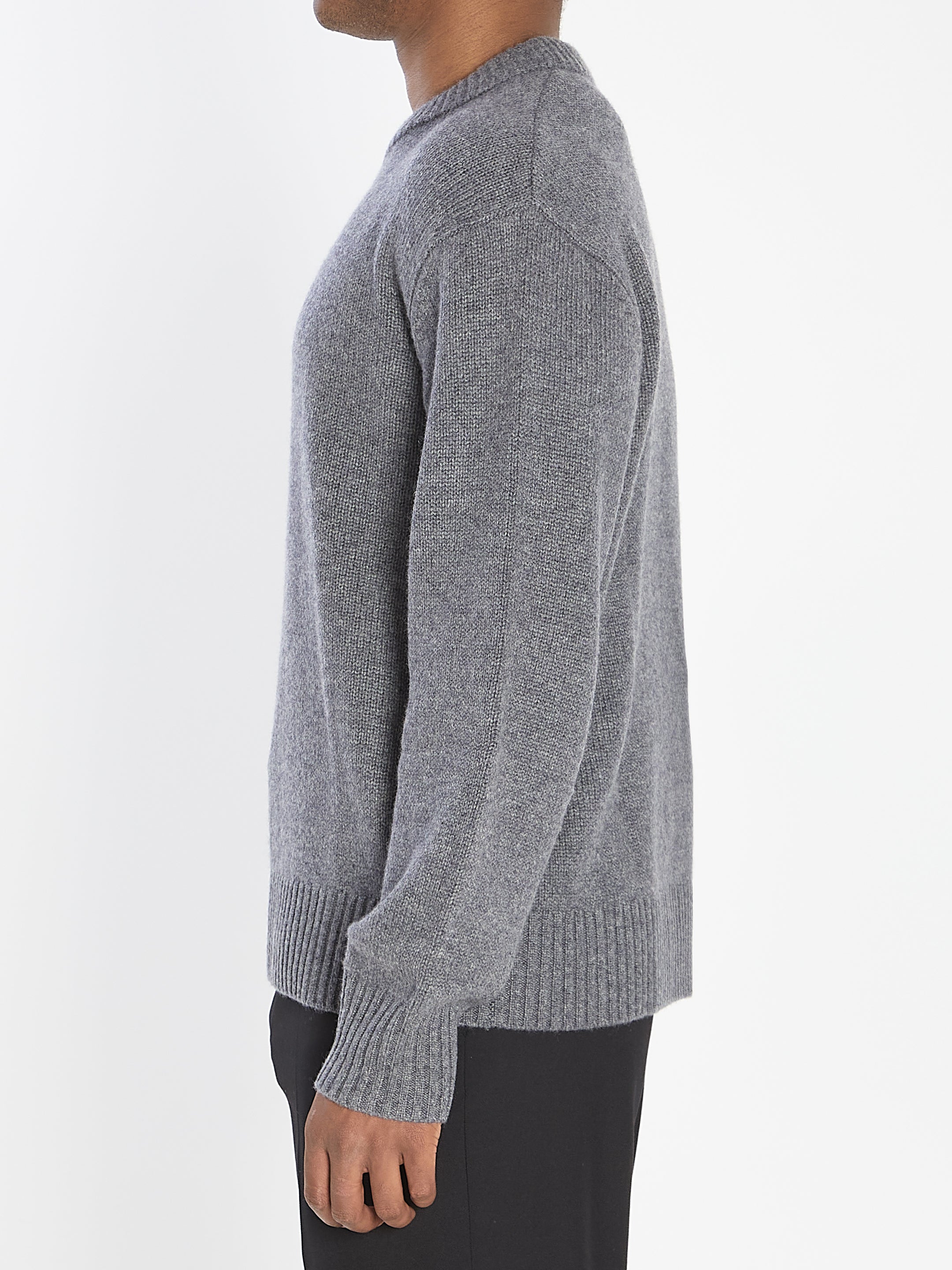 LISA YANG Crew Neck Cashmere Sweater for Men - Size 04 EU