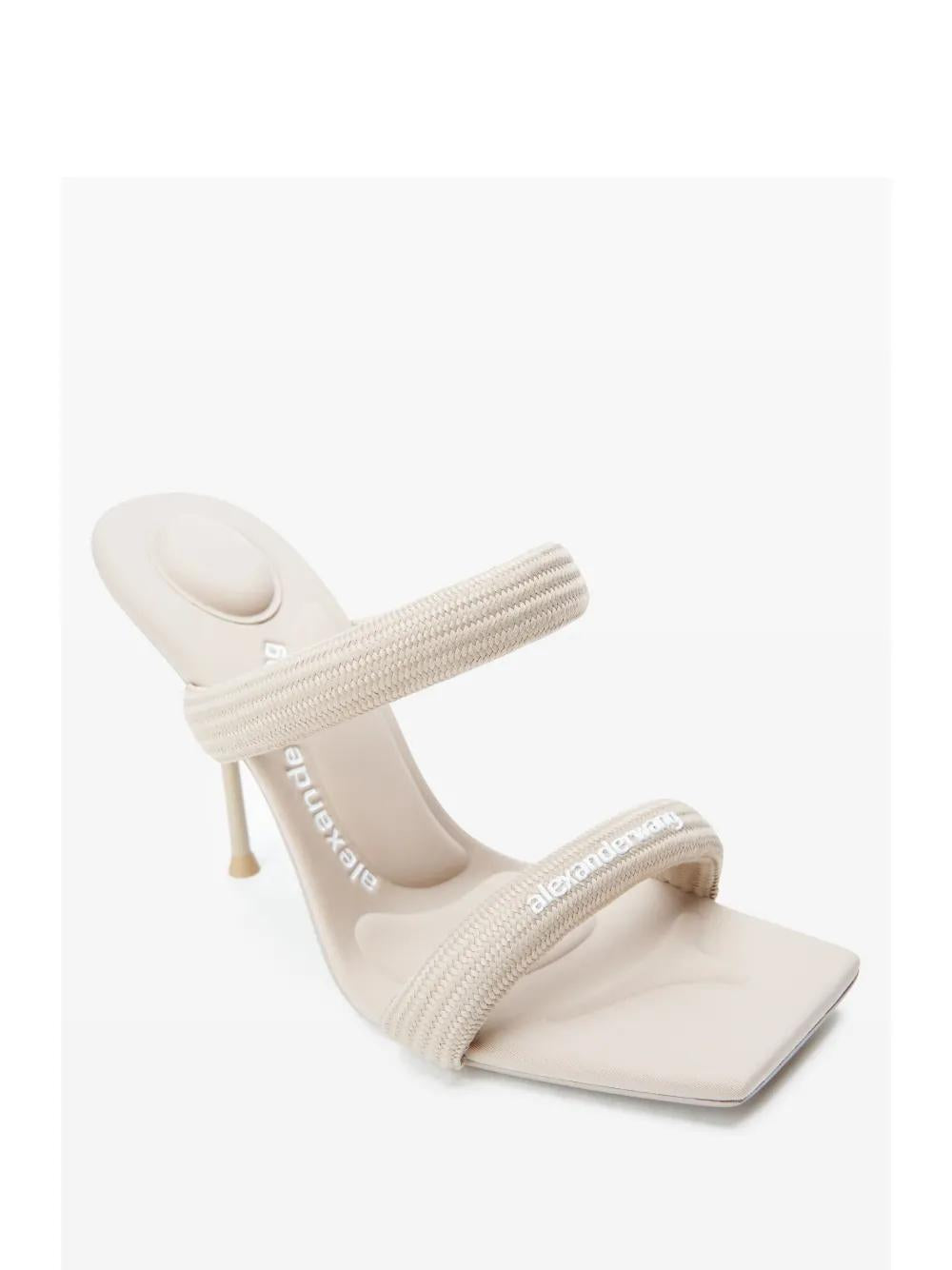 ALEXANDER WANG Double-Strap Stiletto Sandals