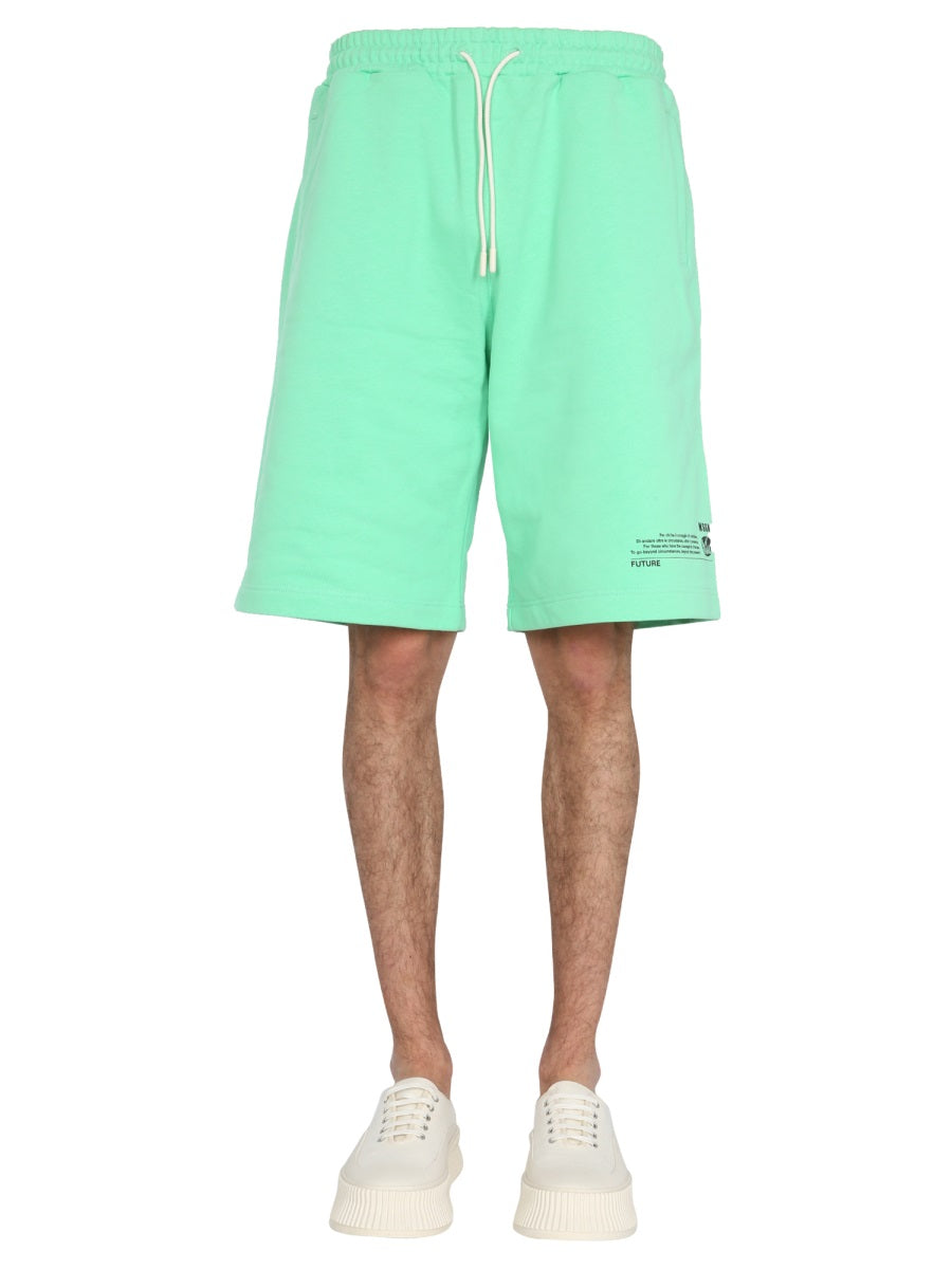 MSGM Fantastic Mini Bermuda Shorts for Men