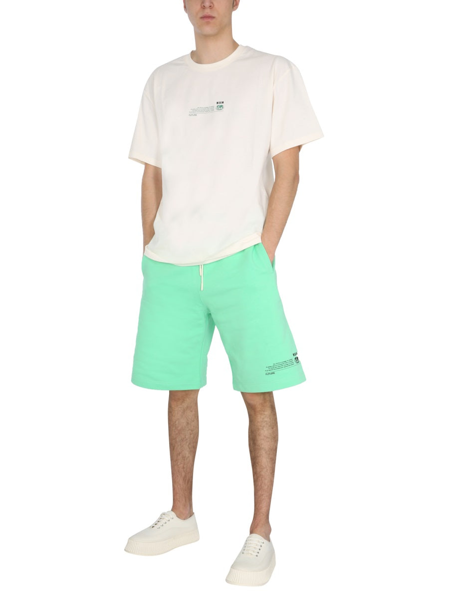 MSGM Fantastic Mini Bermuda Shorts for Men