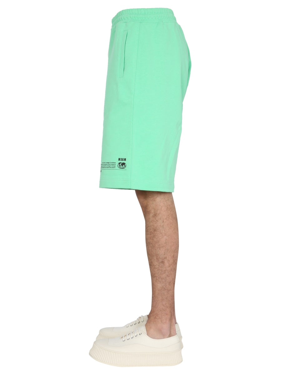 MSGM Fantastic Mini Bermuda Shorts for Men