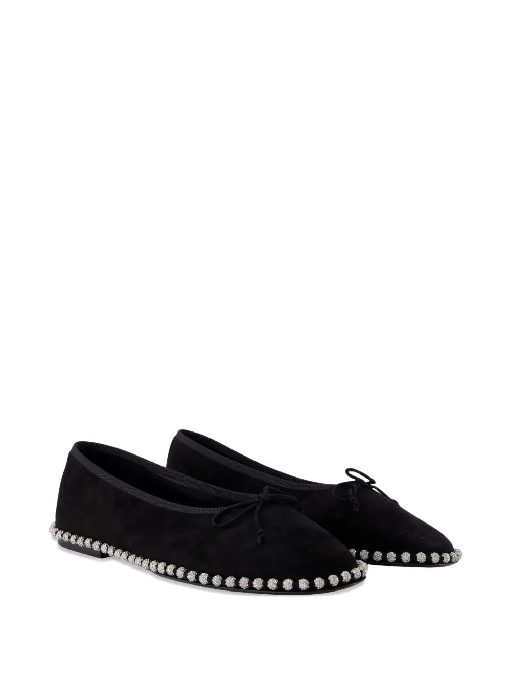 ALEXANDER WANG Mini Ballchain Ballet Flats