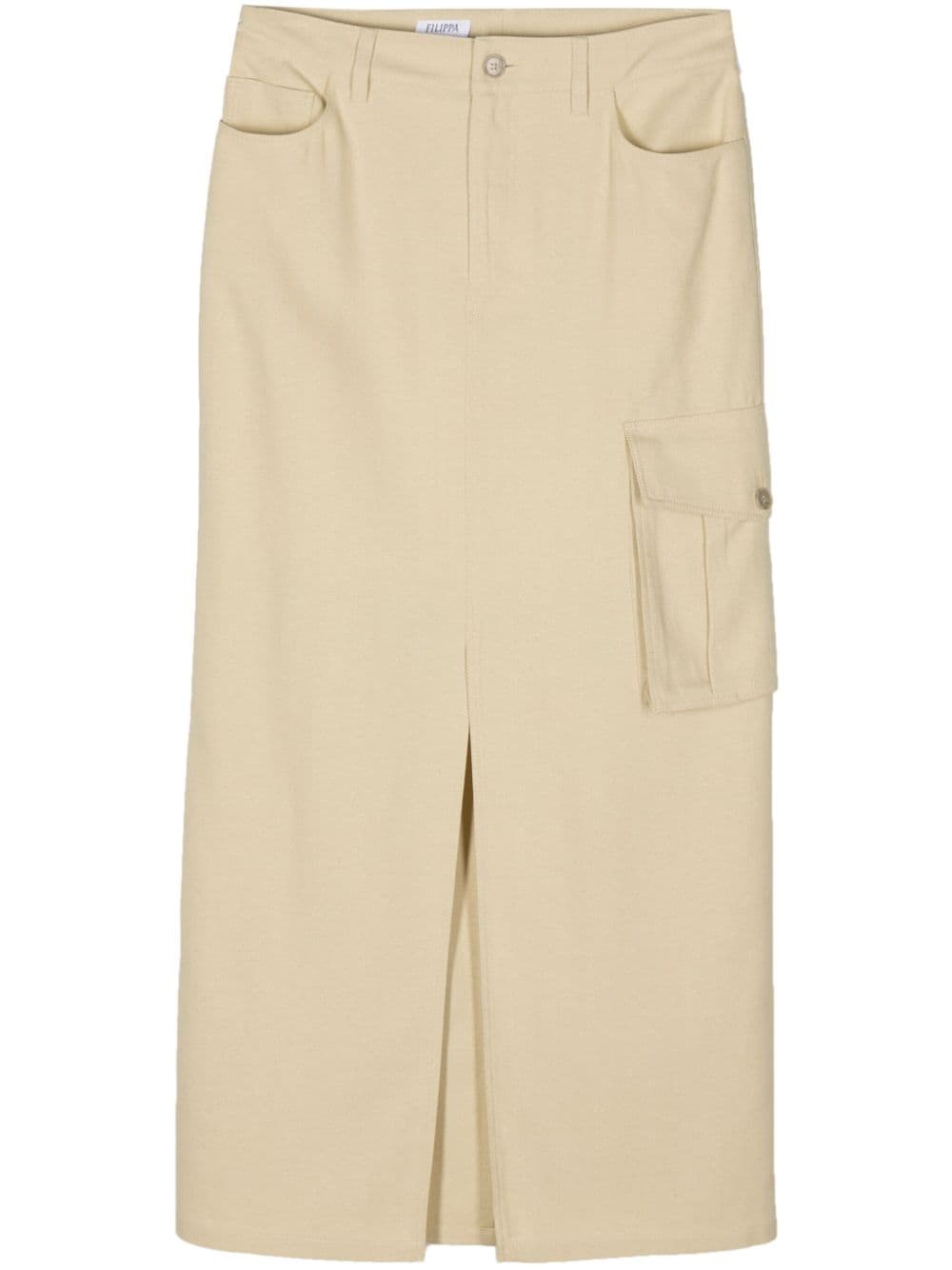 FILIPPA K Crepe Cargo Skirt with Classic Pockets