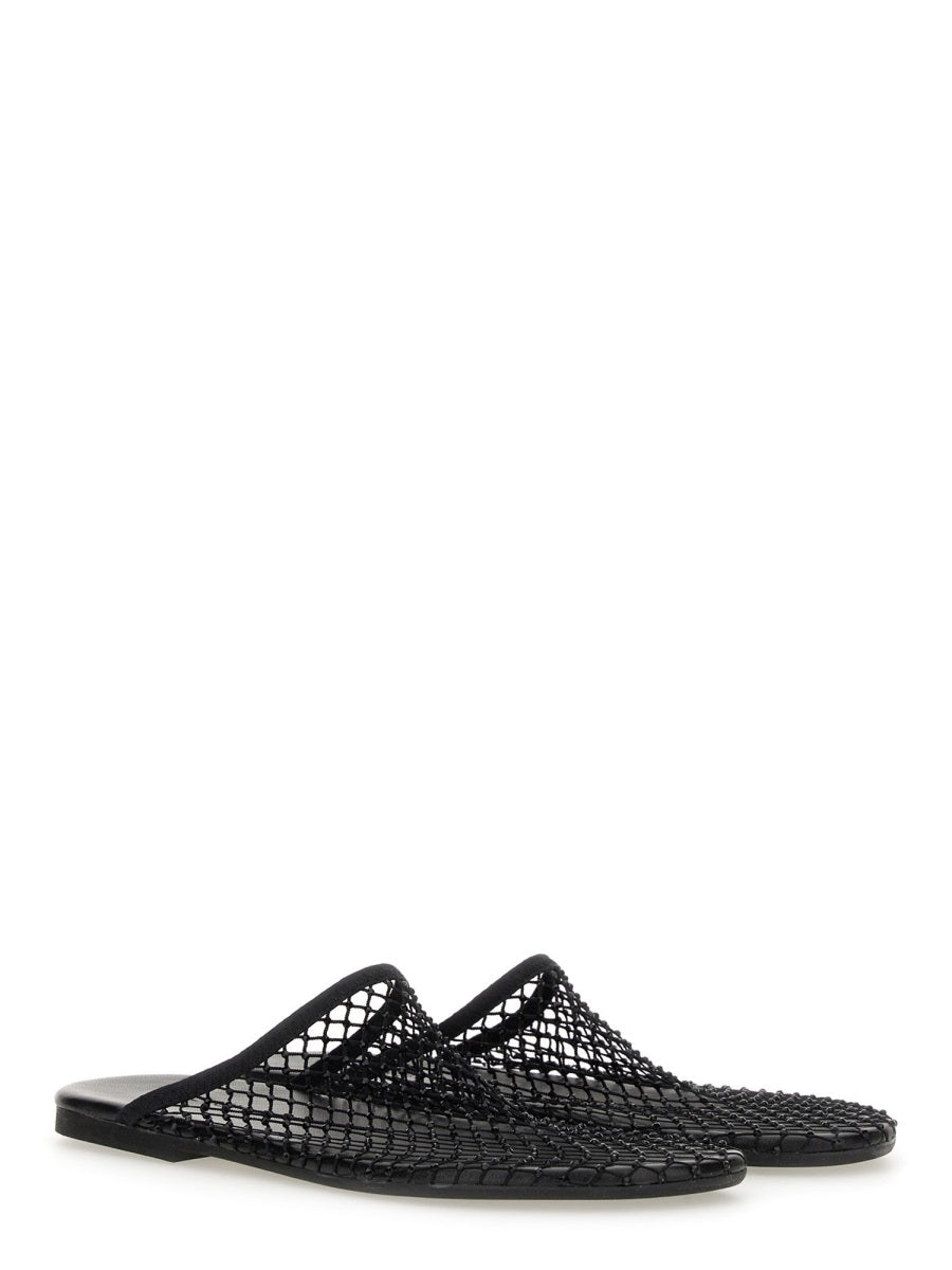 ALYSI Elegant Mesh Sabot Sandals for Women