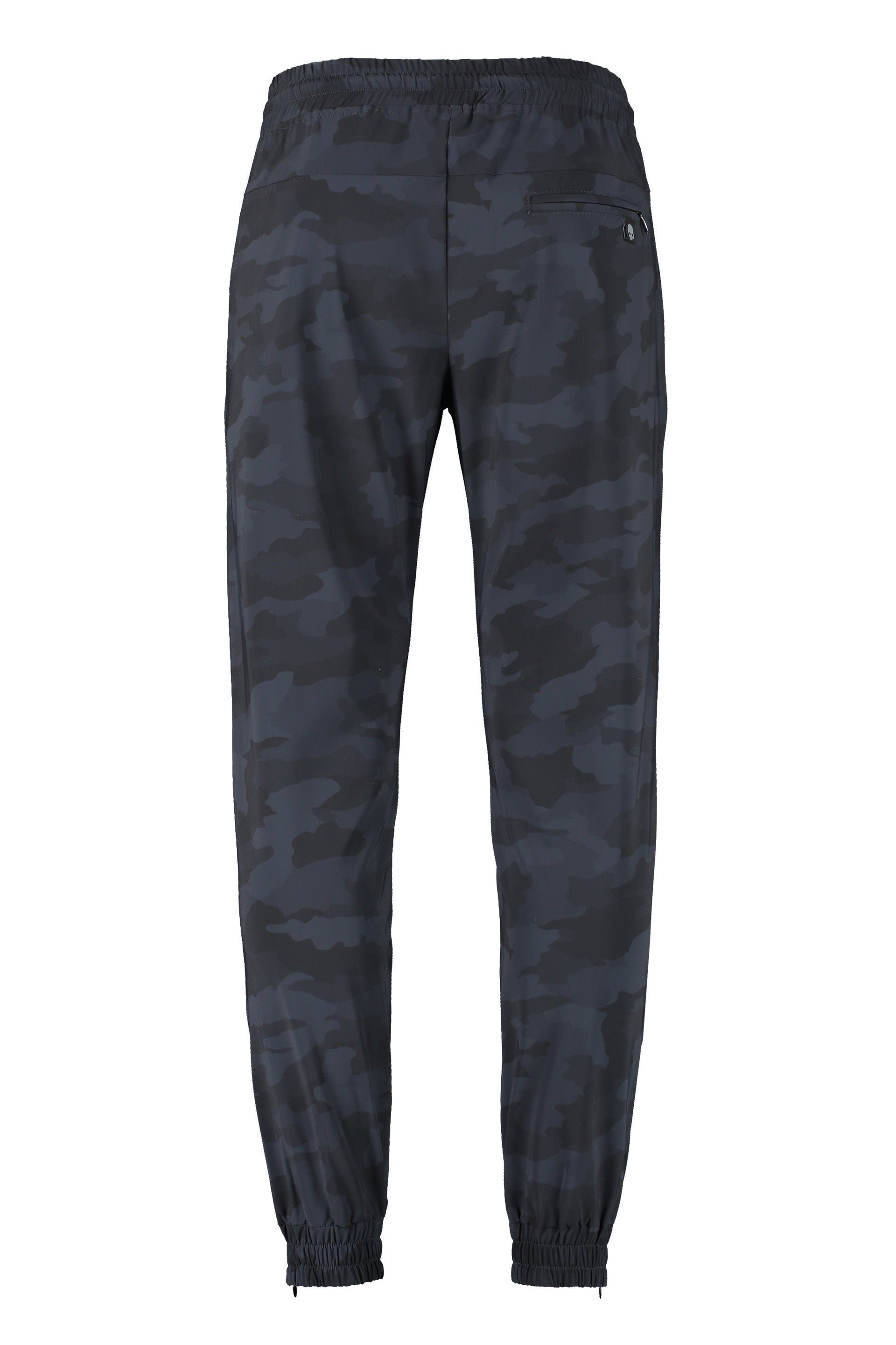 THE (ALPHABET) Technical Fabric Pants with Camouflage Design