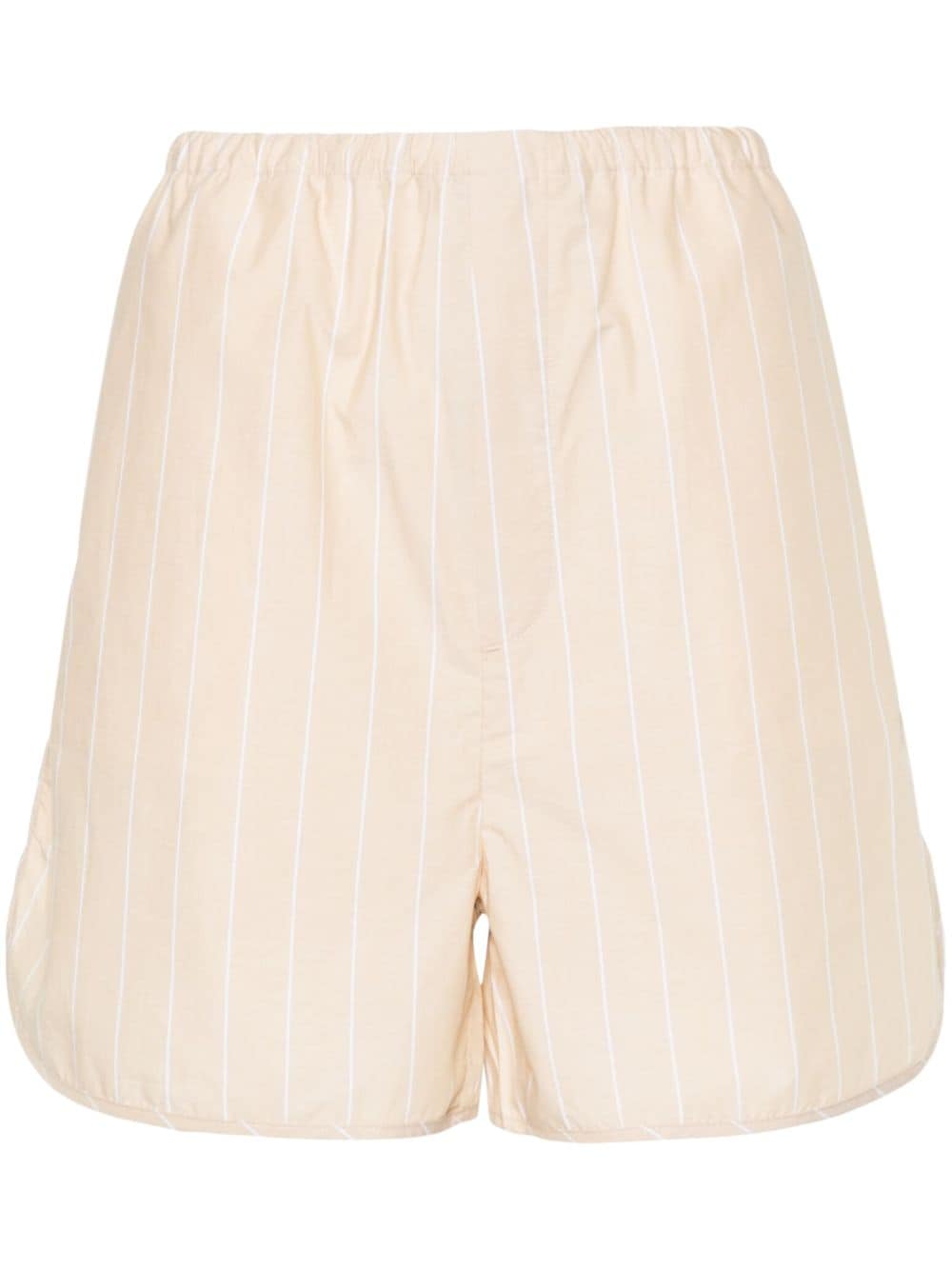 FILIPPA K Striped Drawstring Shorts - Thigh-Length