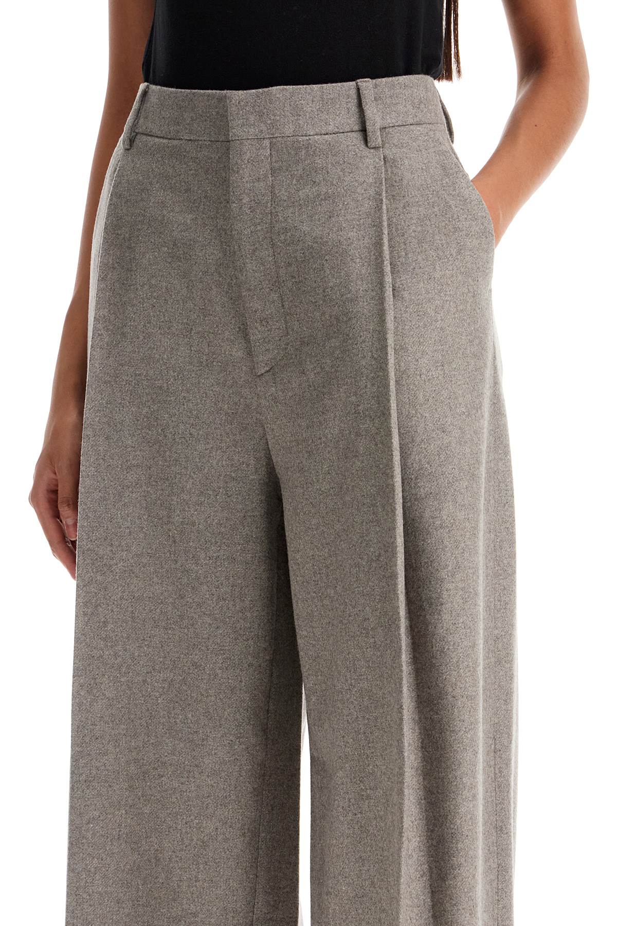 FILIPPA K Wide Pleated Flannel Trousers - Women’s Fashion