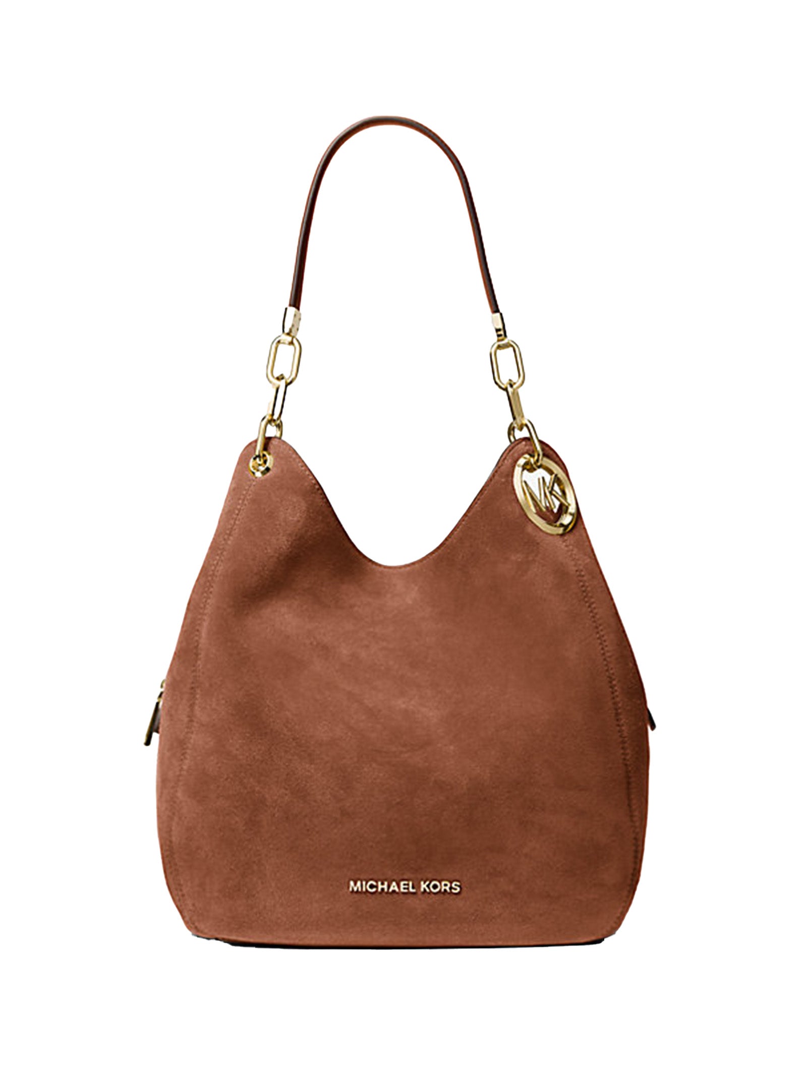 MICHAEL KORS Lillie Large Suede Shoulder Handbag