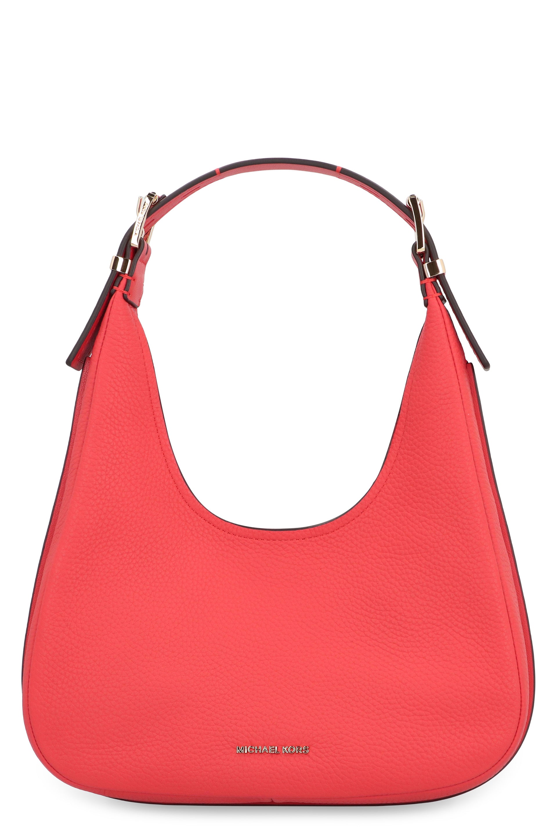 MICHAEL MICHAEL KORS Mini Grainy Leather Hobo Handbag