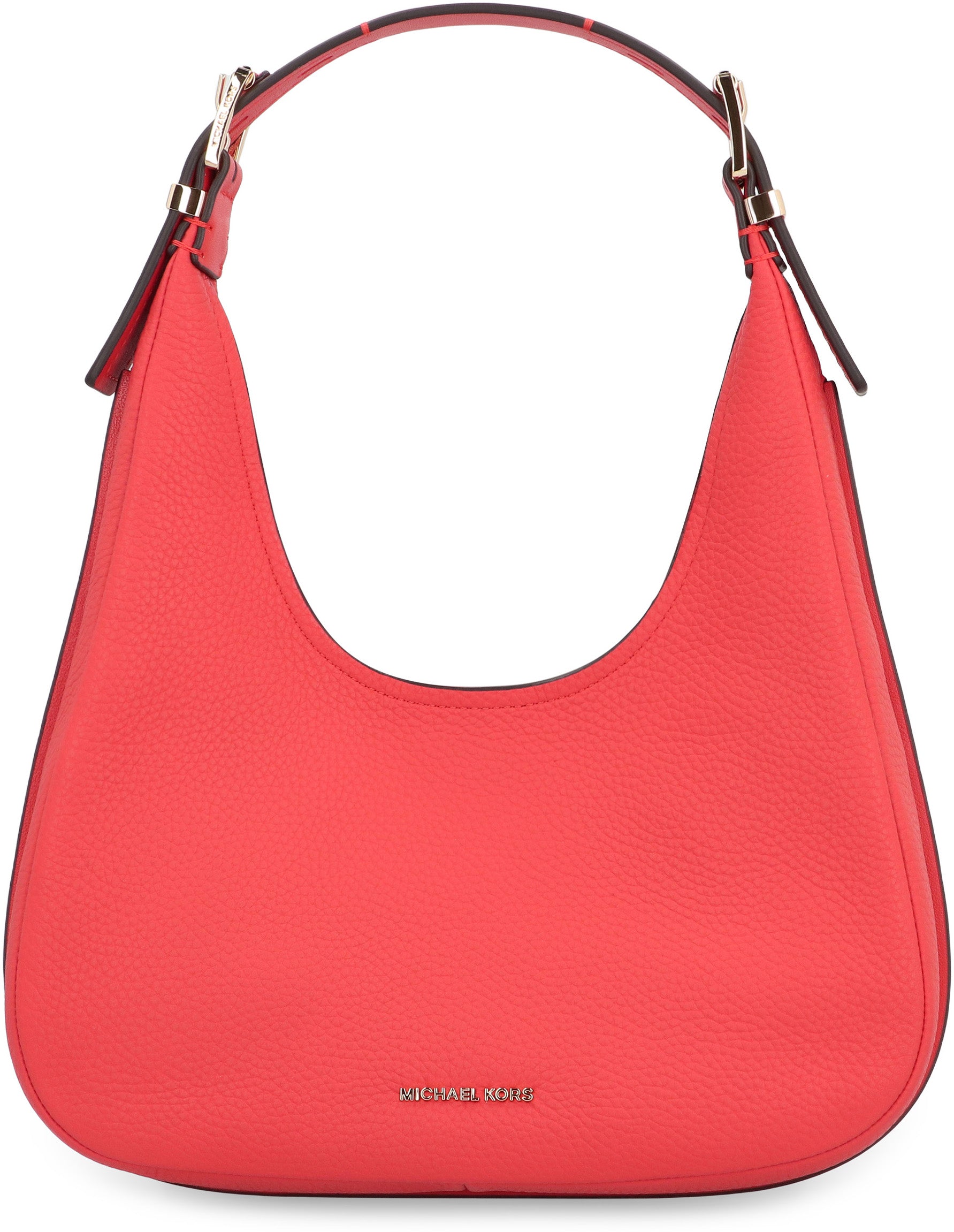 MICHAEL MICHAEL KORS Mini Grainy Leather Hobo Handbag