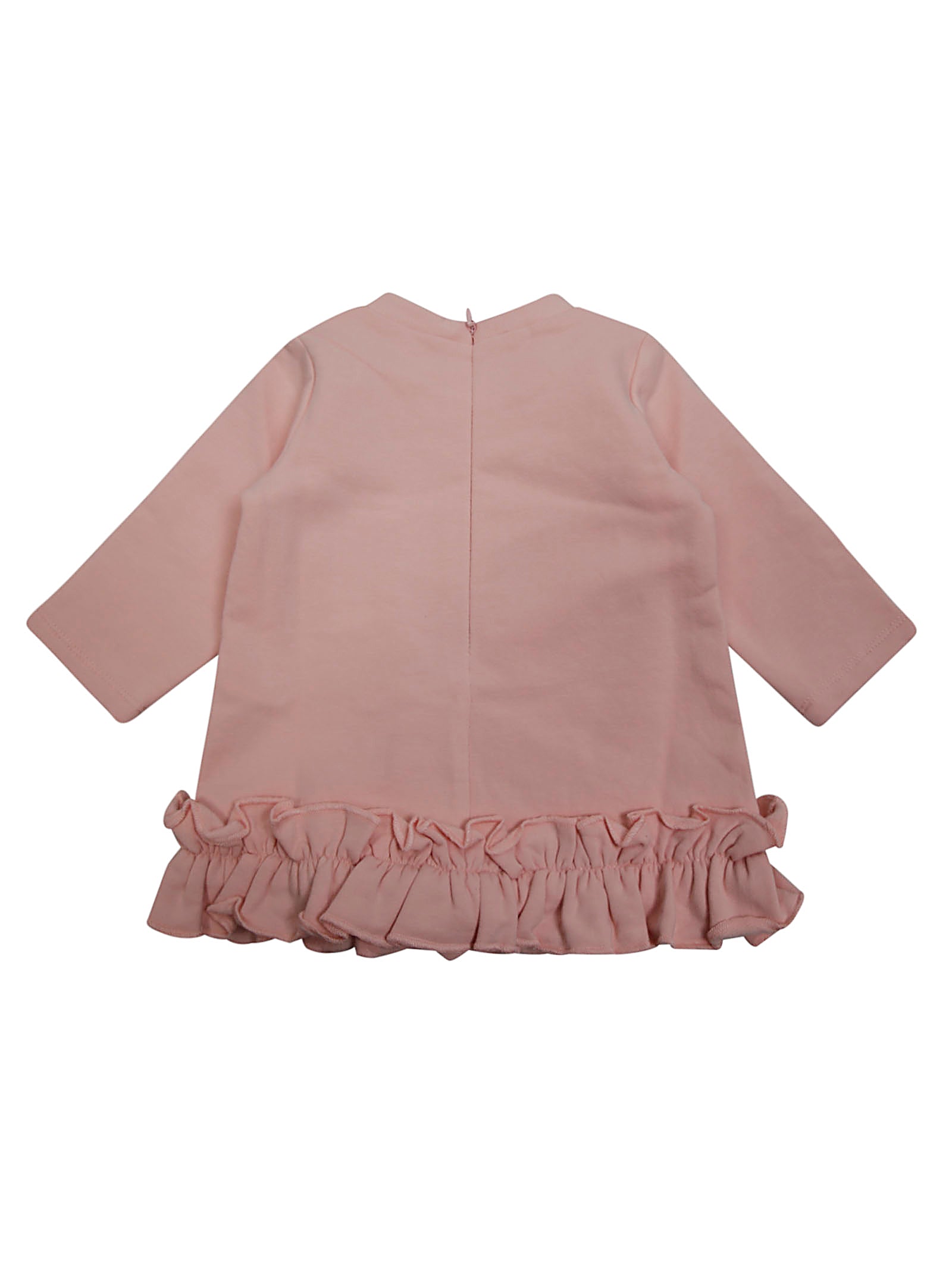 LIU JO KIDS Mini Dress in Soft Sweatshirt Fabric with Sparkling Bow