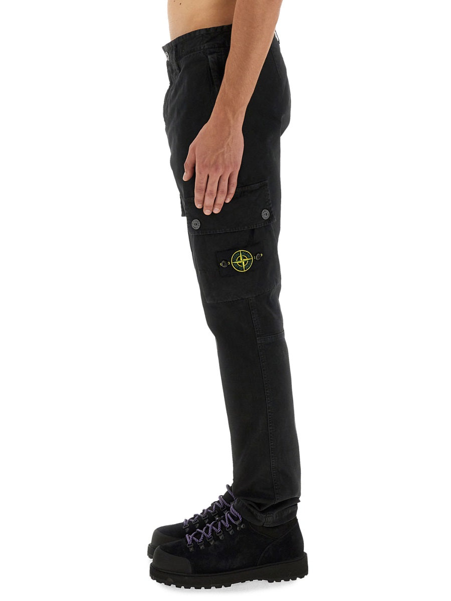 STONE ISLAND Essential Cotton Trousers for Men