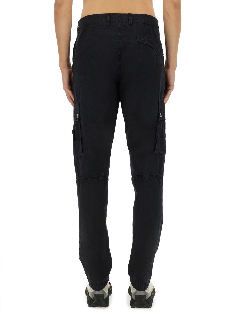STONE ISLAND Cotton Canvas Cargo Pants - Size 34